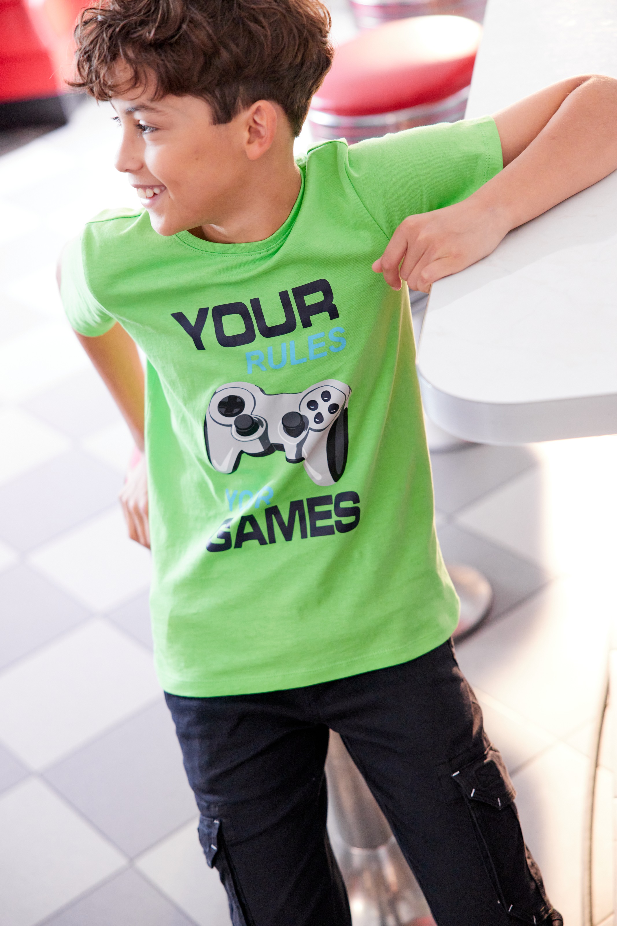 bei YOUR KIDSWORLD RULES T-Shirt GAMES« »YOUR