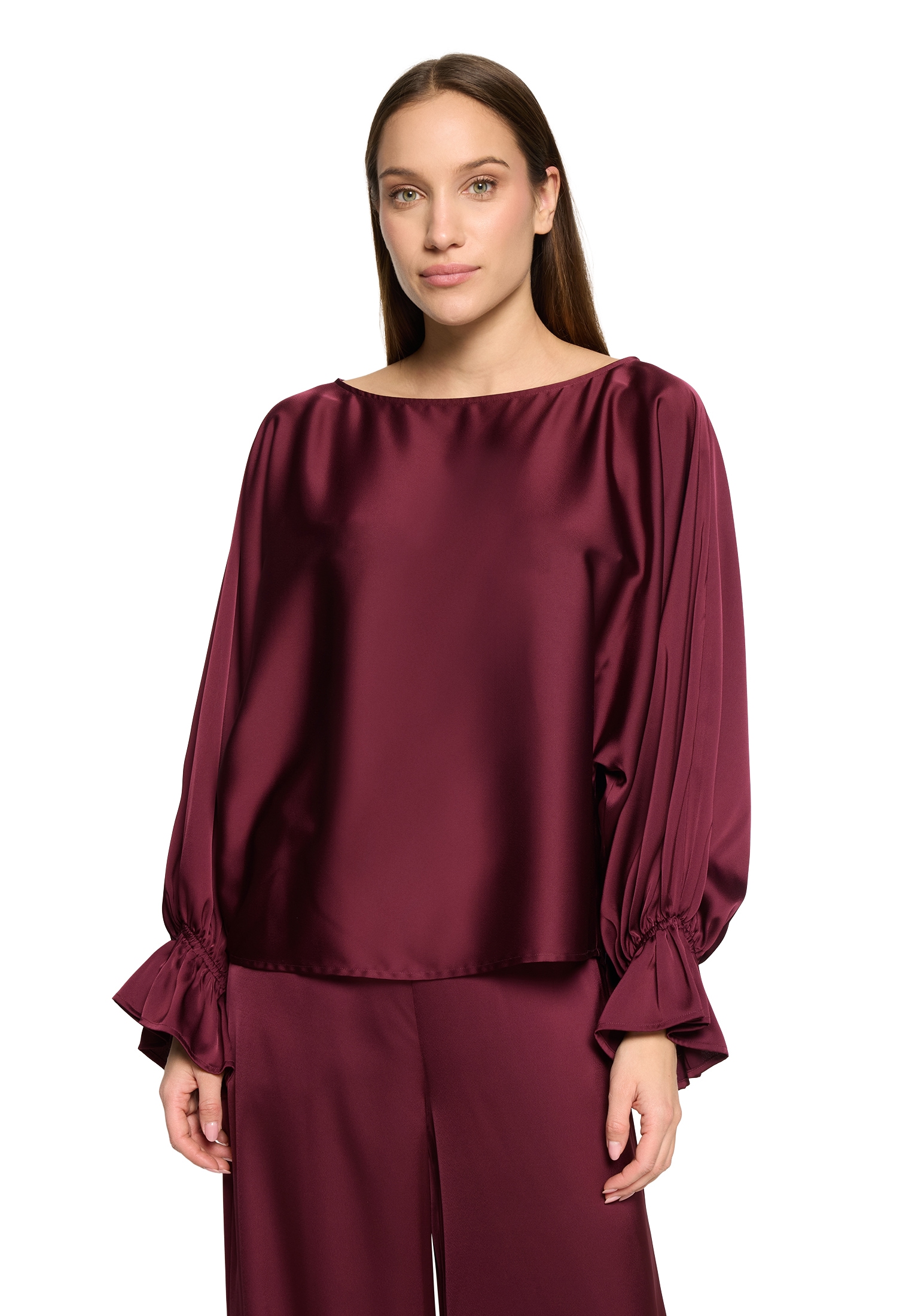 Vera Mont Satinbluse »Satin-Bluse mit Fledermausärmeln«