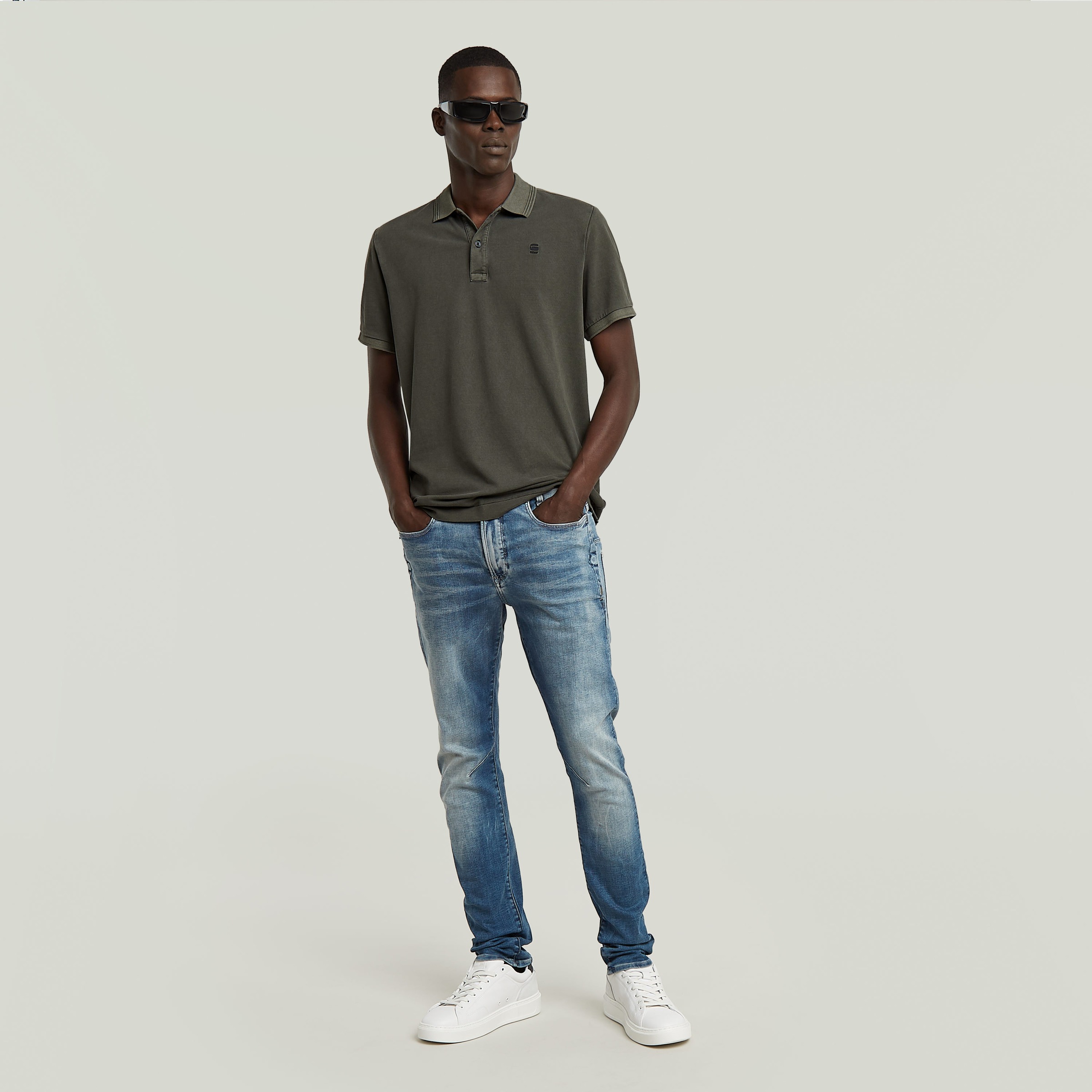 G-STAR Poloshirt »Dunda slim fit«, Logoprägung auf der Brust