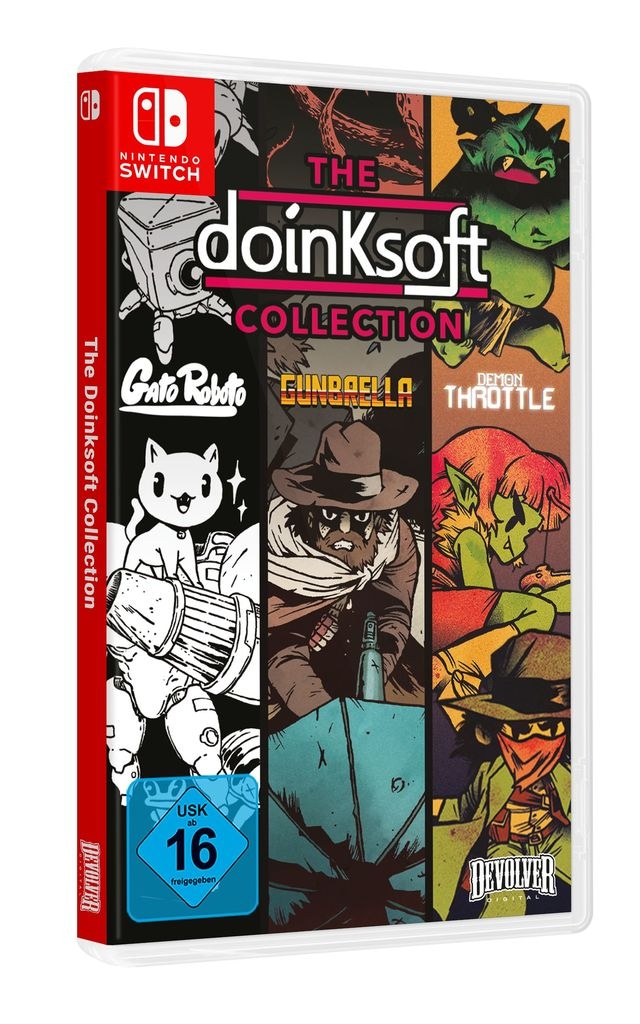 Devolver Digital Spielesoftware »The Doinksoft Collection (Gunbrella, Gato Roboto, Demon Throttle)«, Nintendo Switch