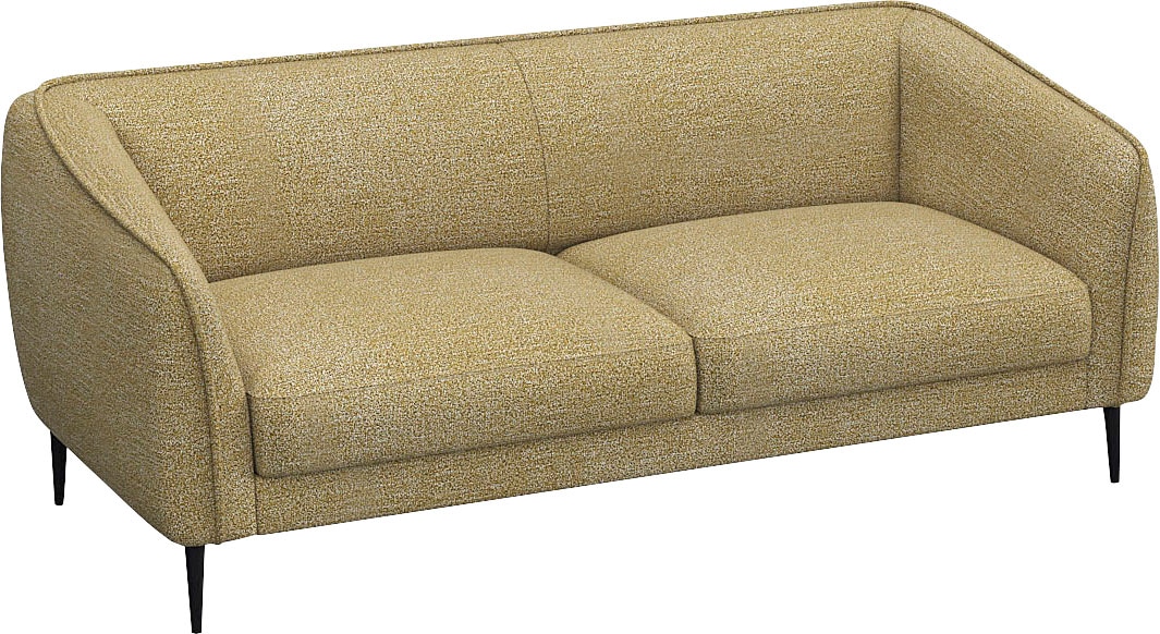 FLEXLUX 2,5-Sitzer »Belle Designsofa, Couch, bequem durch Kaltschaum im Sitz«, Skandinavisches Design, In hochwertiger Verarbeitung