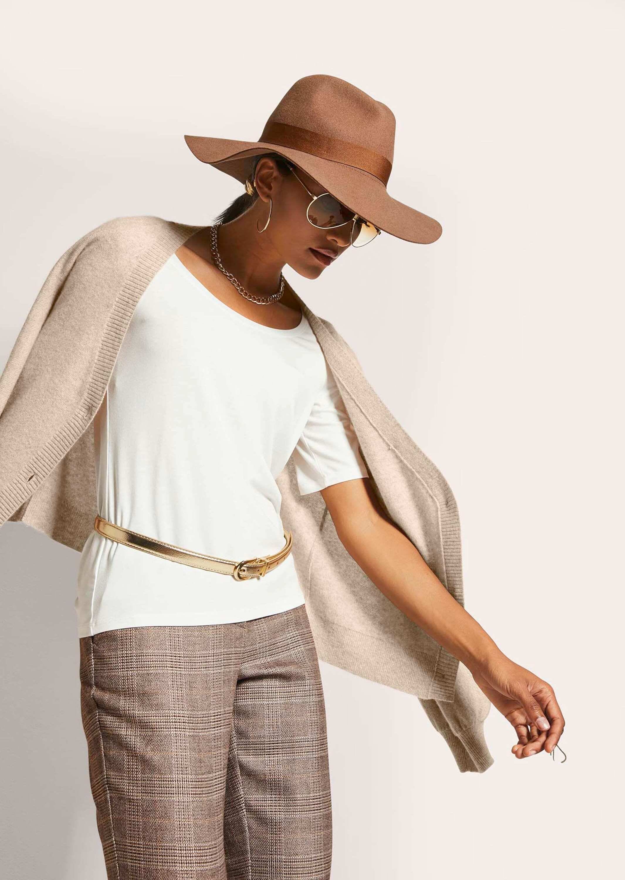 MADELEINE Strickjacke »Strickjacke Kaschmir-Cardigan mit Ballonärmeln« Good-Cashmere-Qualität