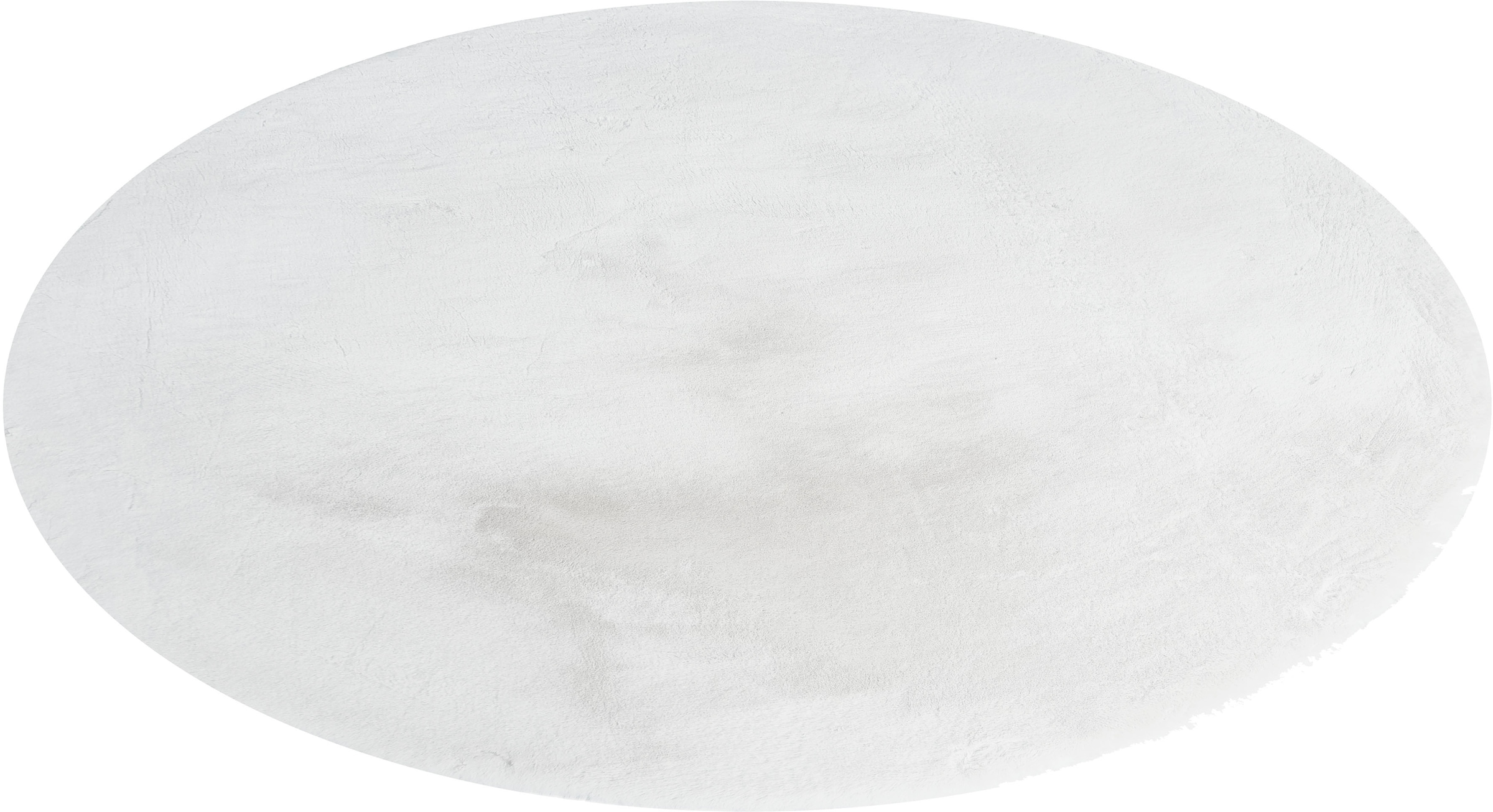 my home Fellteppich »Rabbit«, rund, 42 mm Höhe, runder Teppich, besonders weich dank Microfaser, flauschiges Kunstfell, Kaninchenfell-Haptik, fußbodenheizungsgeeignet, pflegeleicht, Teppiche für Wohnzimmer, Schlafzimmer & Esszimmer