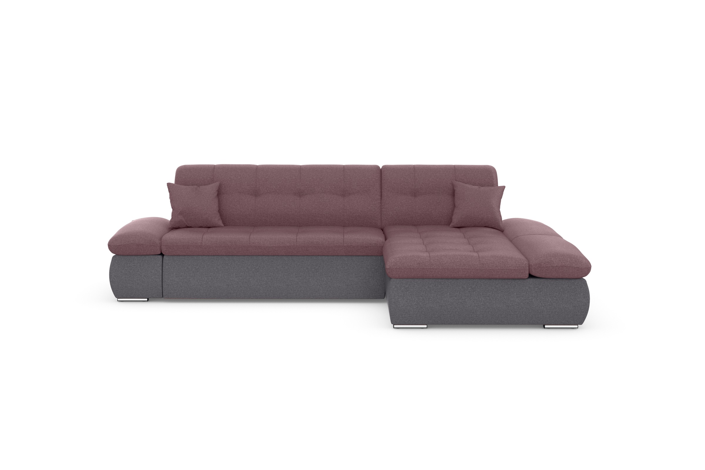 DOMO collection Ecksofa »Moric«, im XXL-Format, wahlweise mit Bettfunktion und Armlehnenverstellung