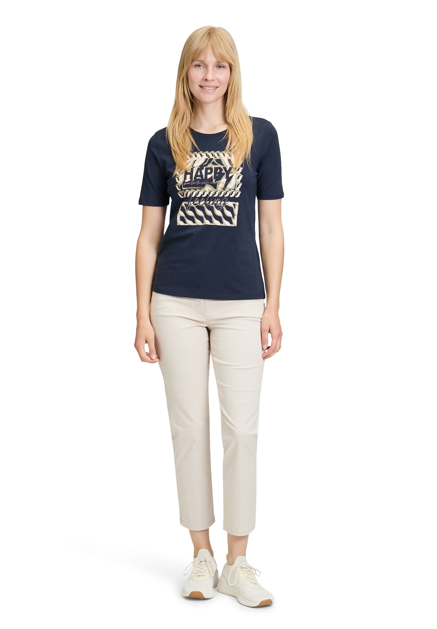 Betty Barclay Langarmshirt »Basic Shirt mit Placement«