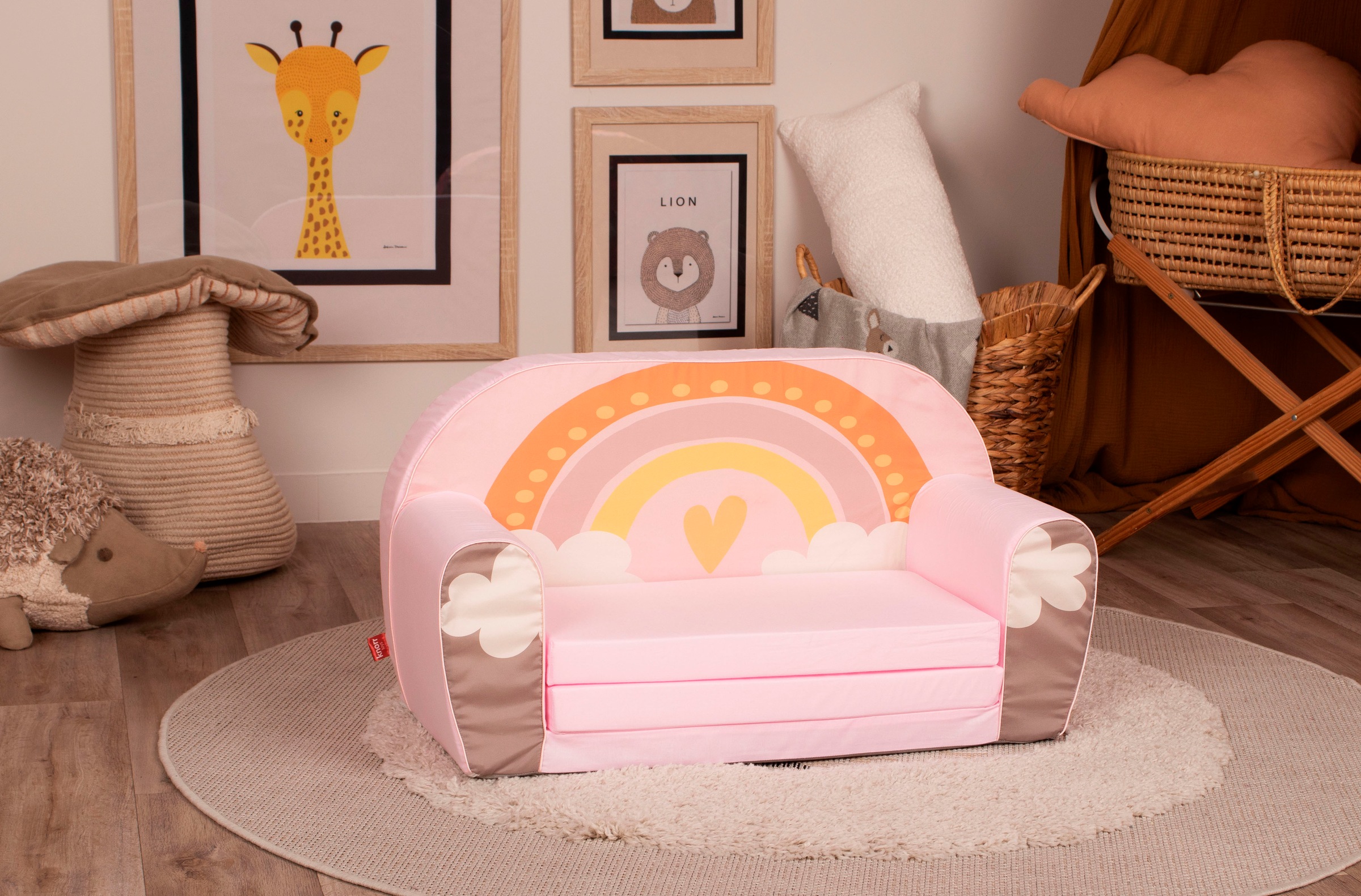 Knorrtoys® Sofa »Regenbogen«, für Kinder; Made in Europe