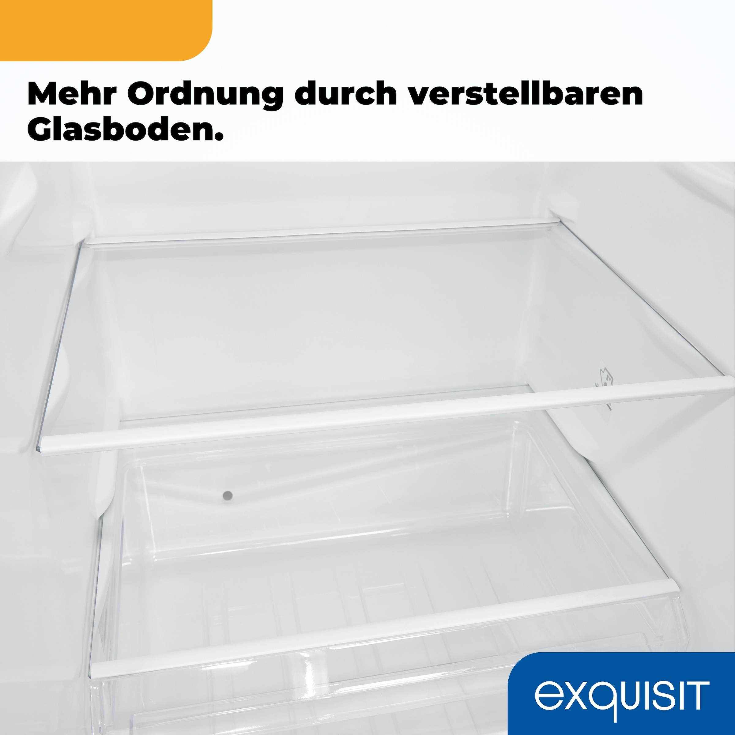 exquisit Kühl-/Gefrierkombination KGC232-60-E-040C weiss »KGC232-60-E-040C weiss« 142,5 cm hoch 49,5 cm breit