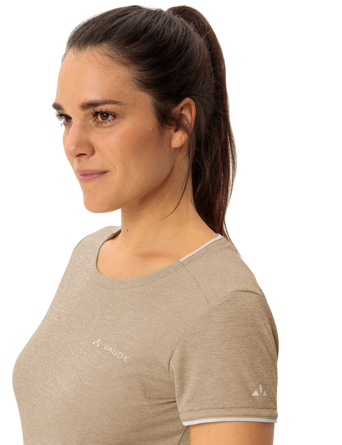 VAUDE Funktionsshirt »Women's Essential T-Shirt« Kurzarm, mit Rundhalsausschnitt, atmungsaktiv, schnell trocknend