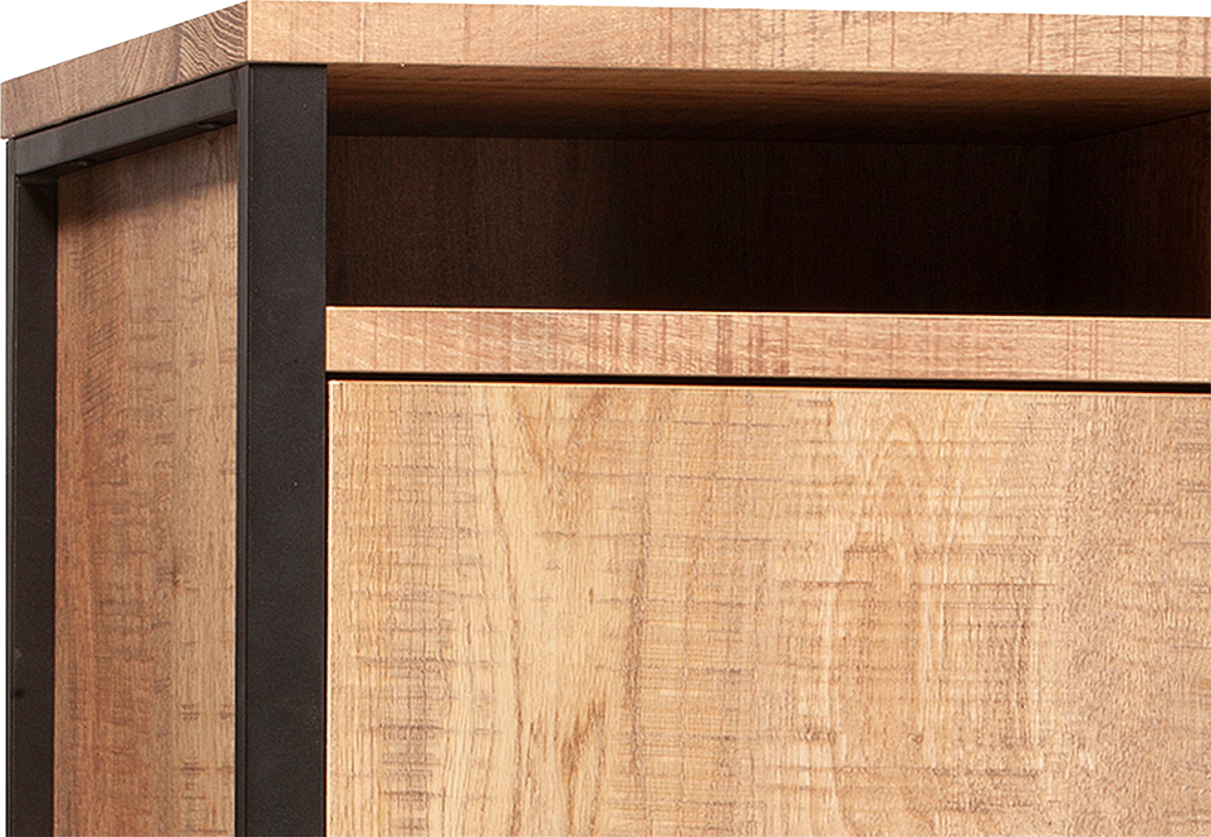 OMG Design Vitrine »Carriba Wohnzimmerschrank« Höhe 190 cm, mit Soft-Close