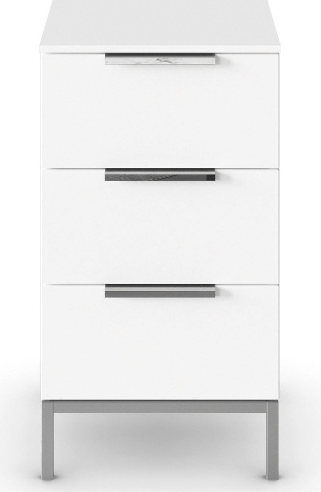 rauch Nachtkommode »Nachttisch Nachtschrank Nachtkonsole FLIPP«, (Breite 40 cm), mit 3 Schubladen und Soft-Close-Funktion