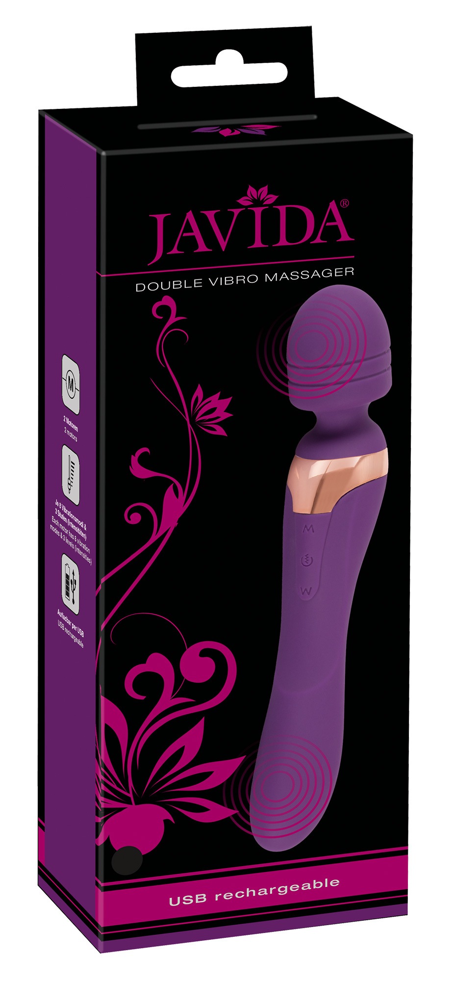 Javida Vibrator »Massagestab Double Massager«
