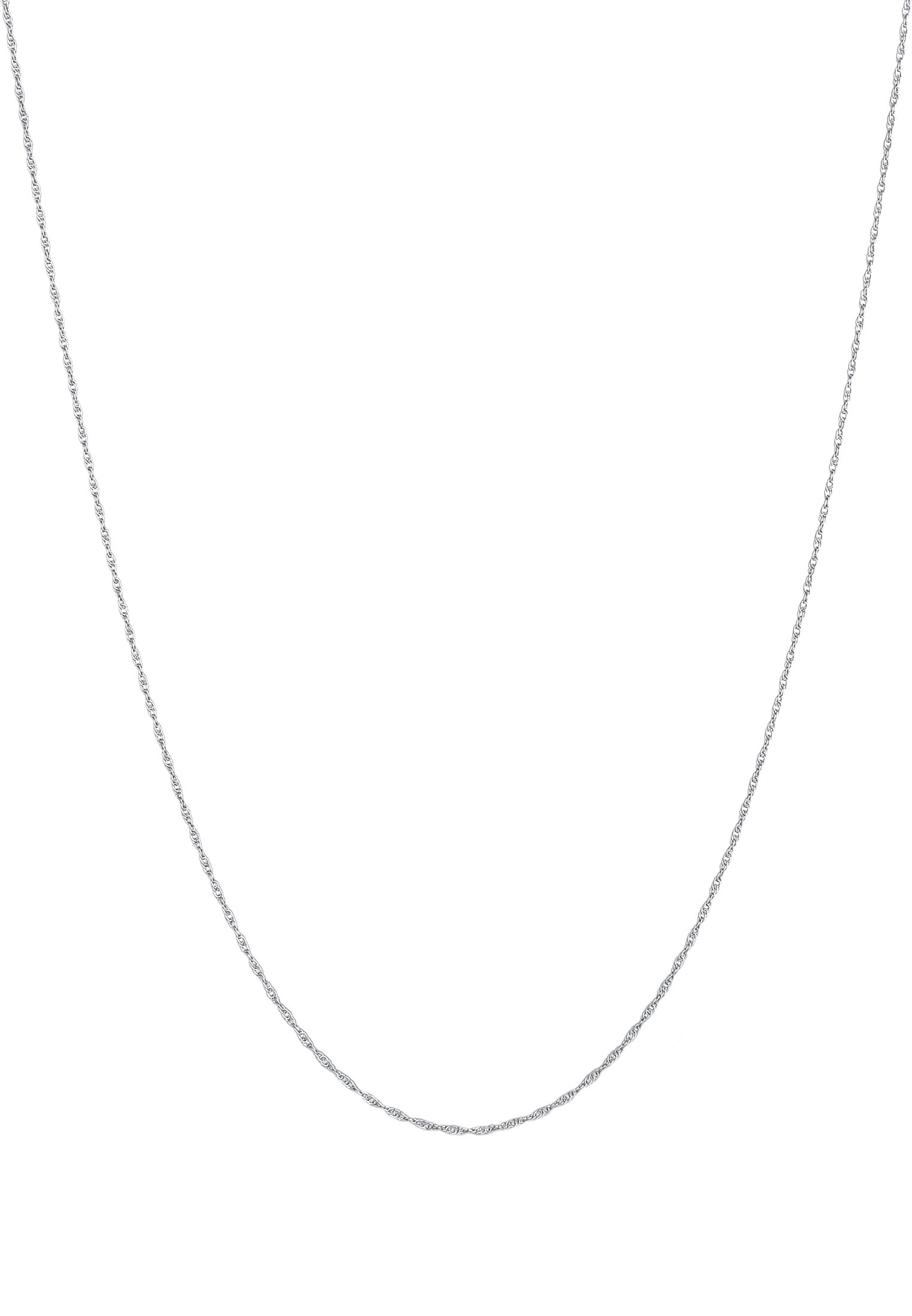 Kuzzoi Silberkette »Halskette Basic Gedrehte Gliederkette 925 Silber«