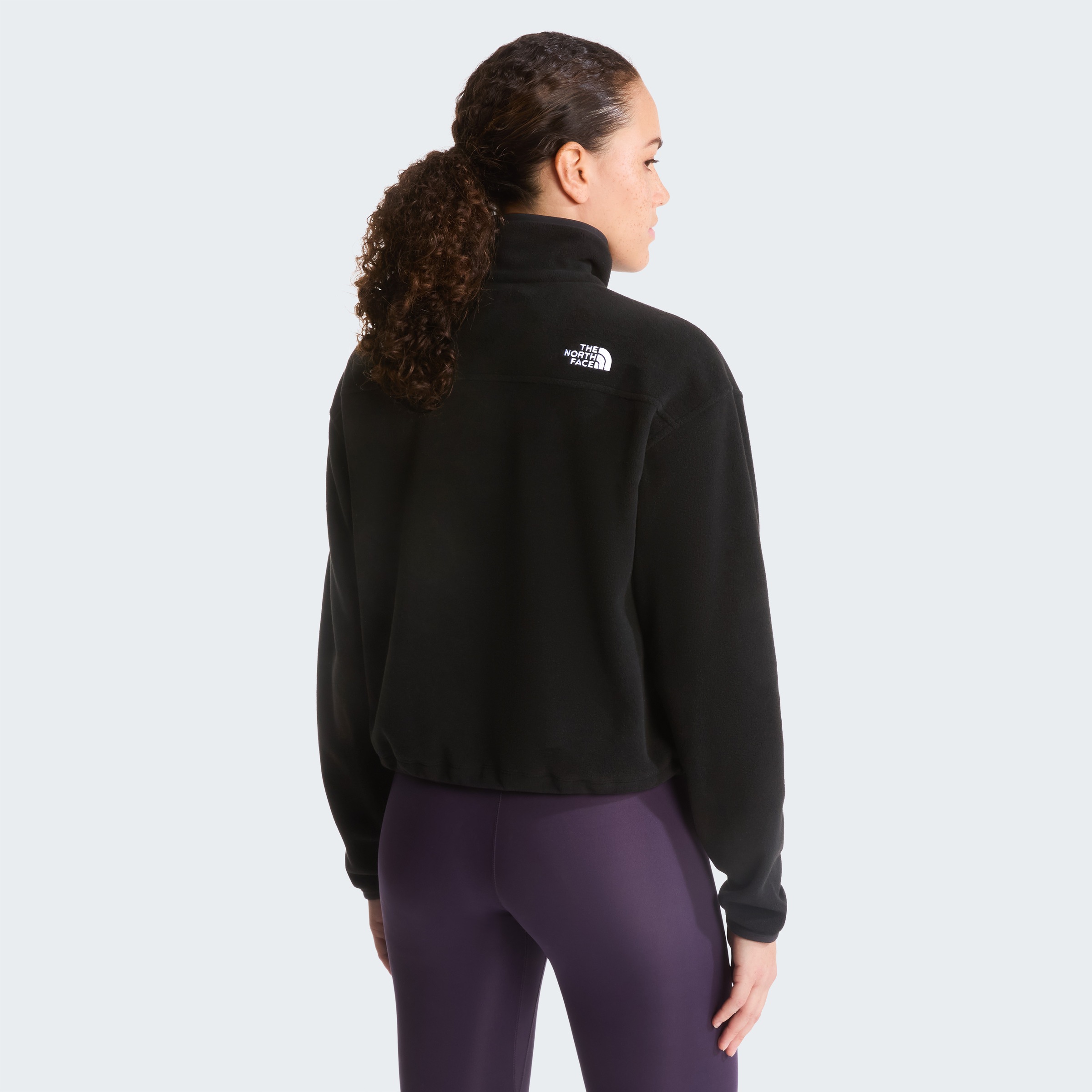 The North Face Fleeceshirt »W NOVELTY LOGO GLACIER 1/4 ZIP« sportlicher Stil, wasserabweisend, windabweisend, schnell trocknend