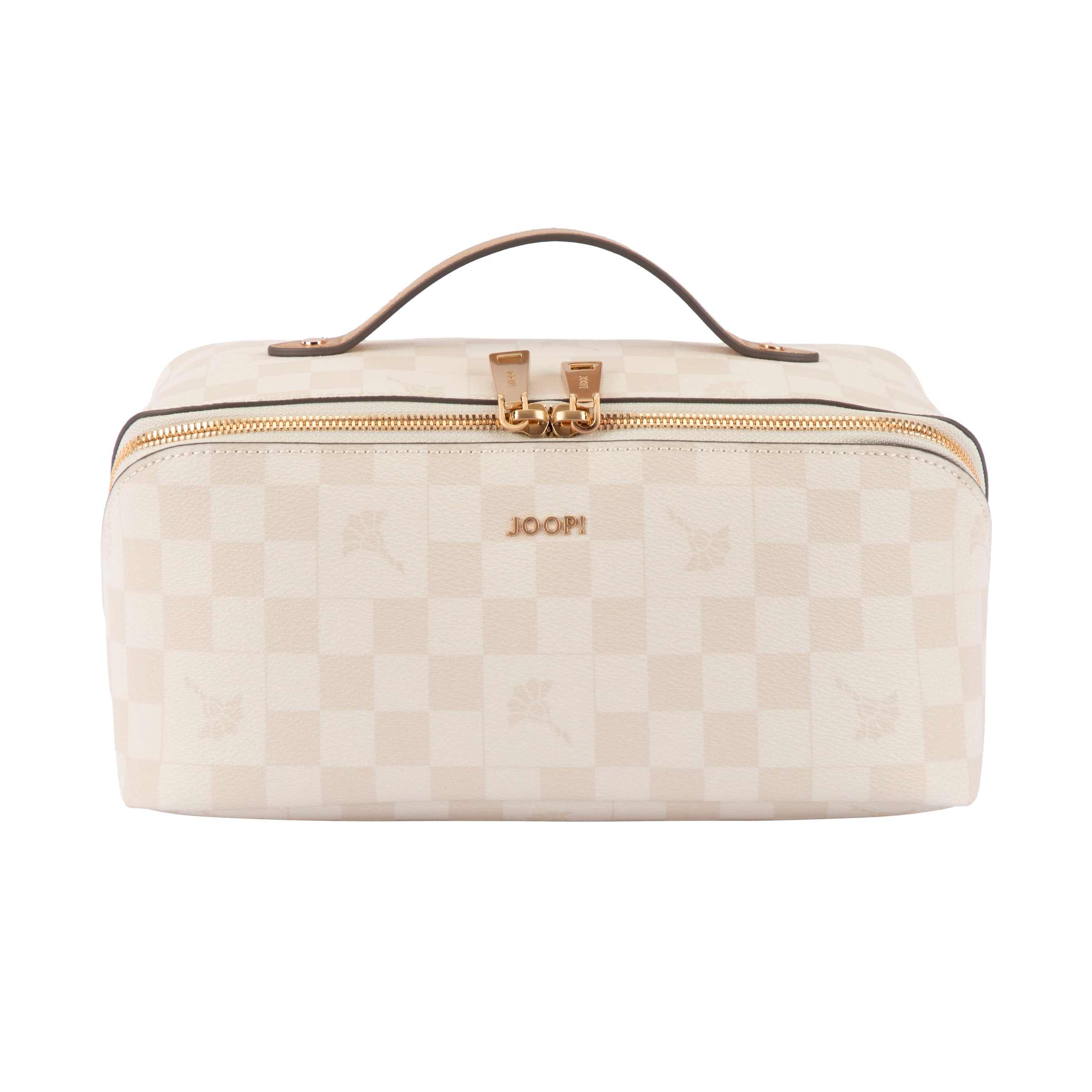JOOP Kulturbeutel "cortina piazza zea washbag shz" Unisex Kosmetiktasche, Reisebeutel mit Schachbrettmuster