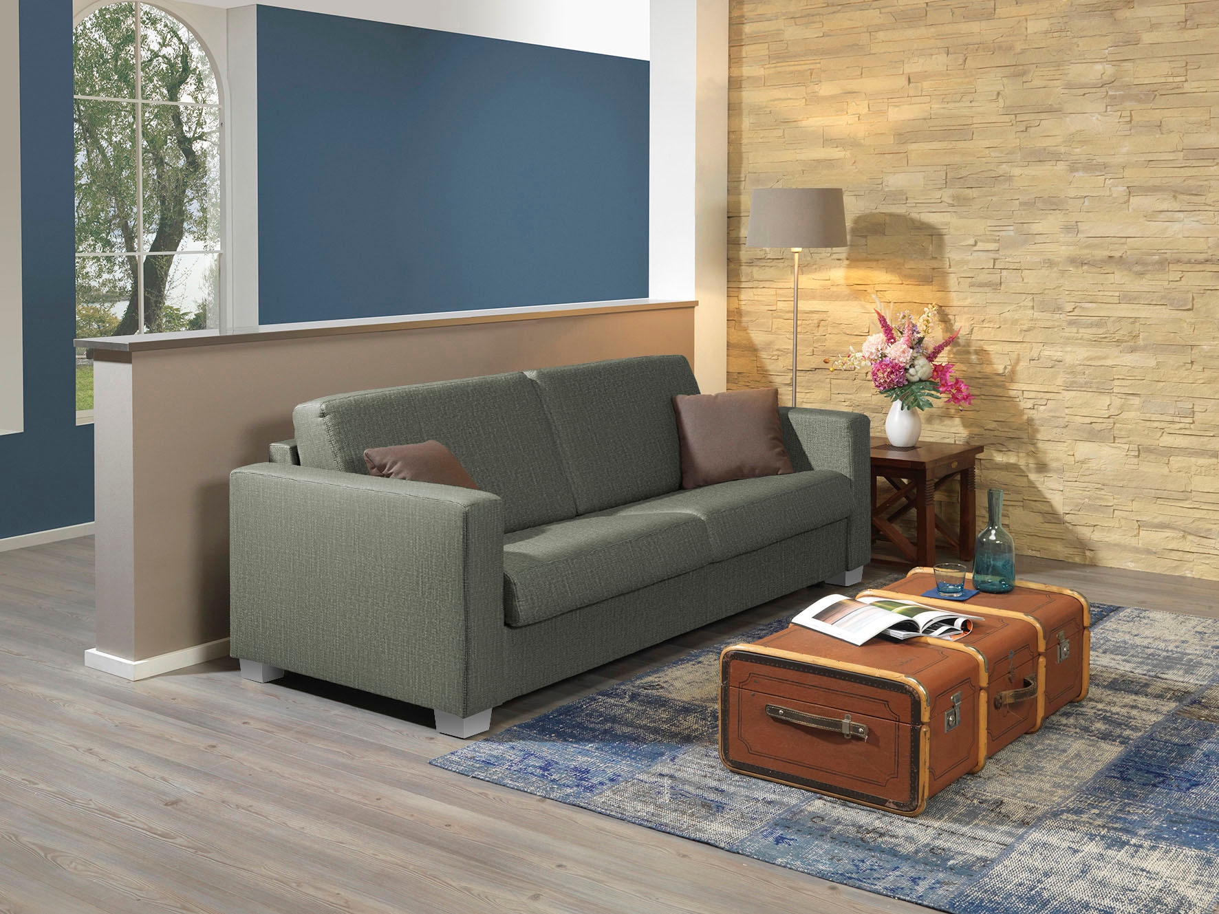 alina Schlafsofa »Verdi« mit echter Kaltschaummatratze, zum Ausklappen, Breite 175 cm