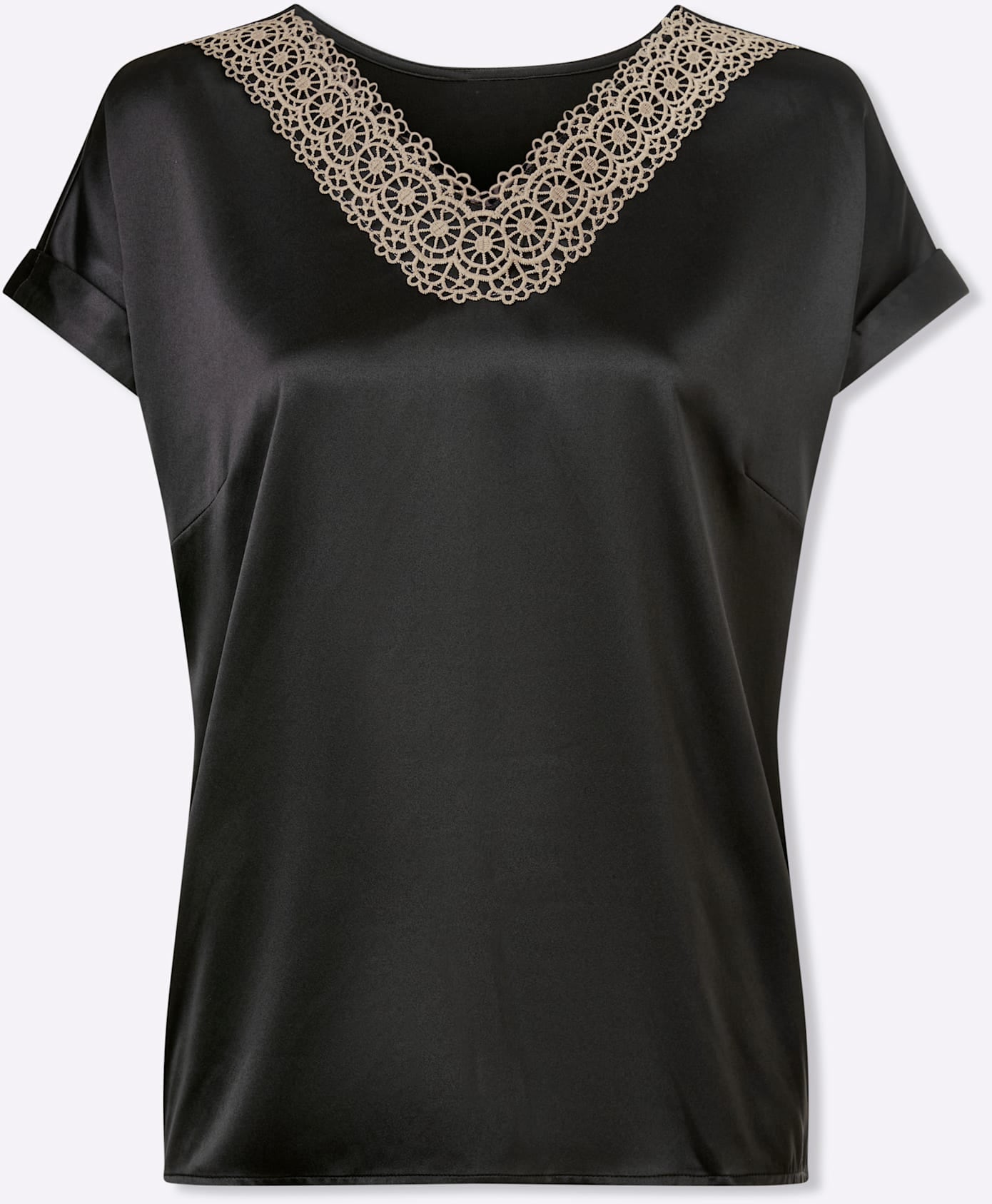 Lady Satinbluse