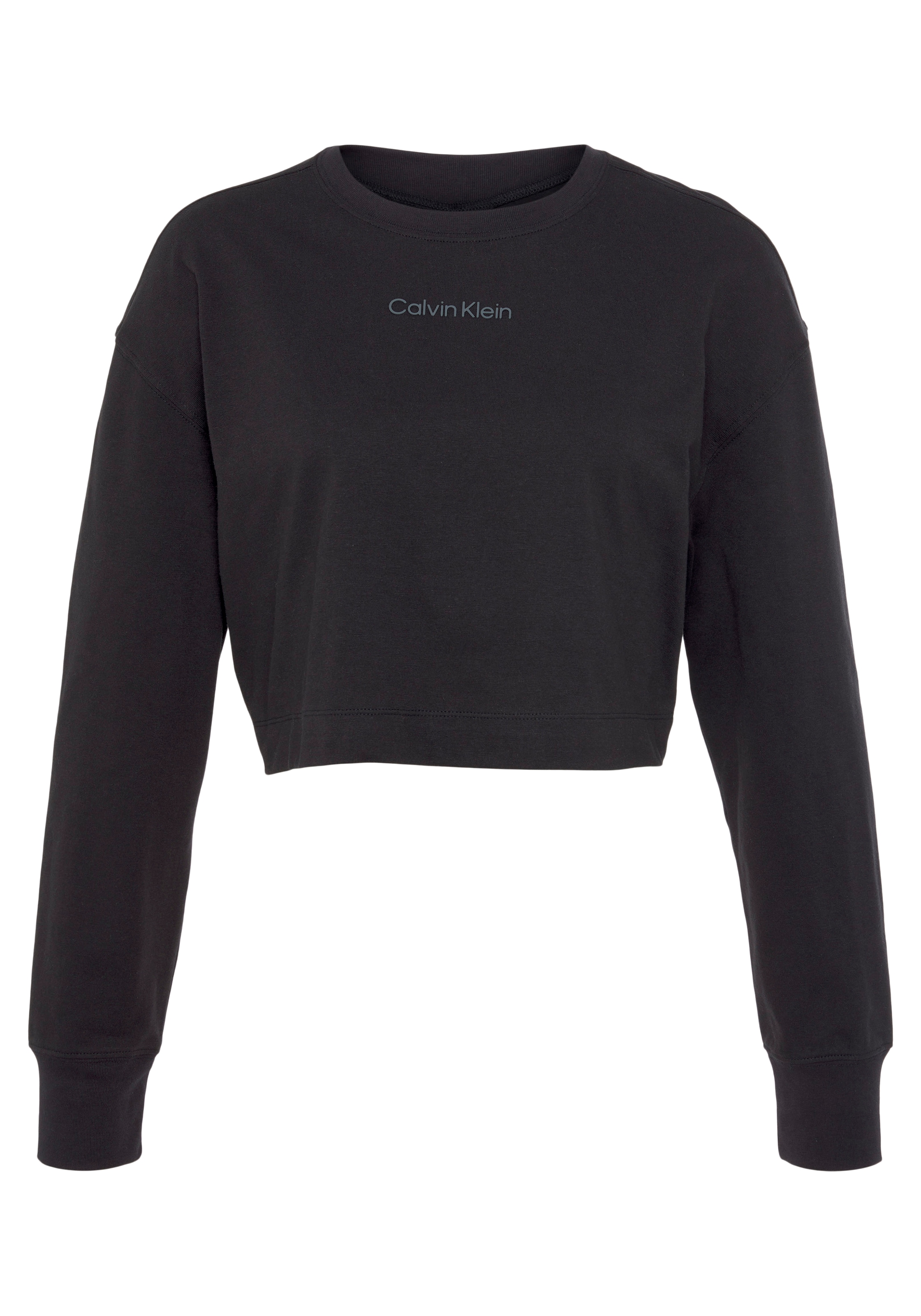 Calvin Klein Sport Langarmshirt »PW - LS Top (Cropped)«, mit  Rundhalsausschnitt bei ♕