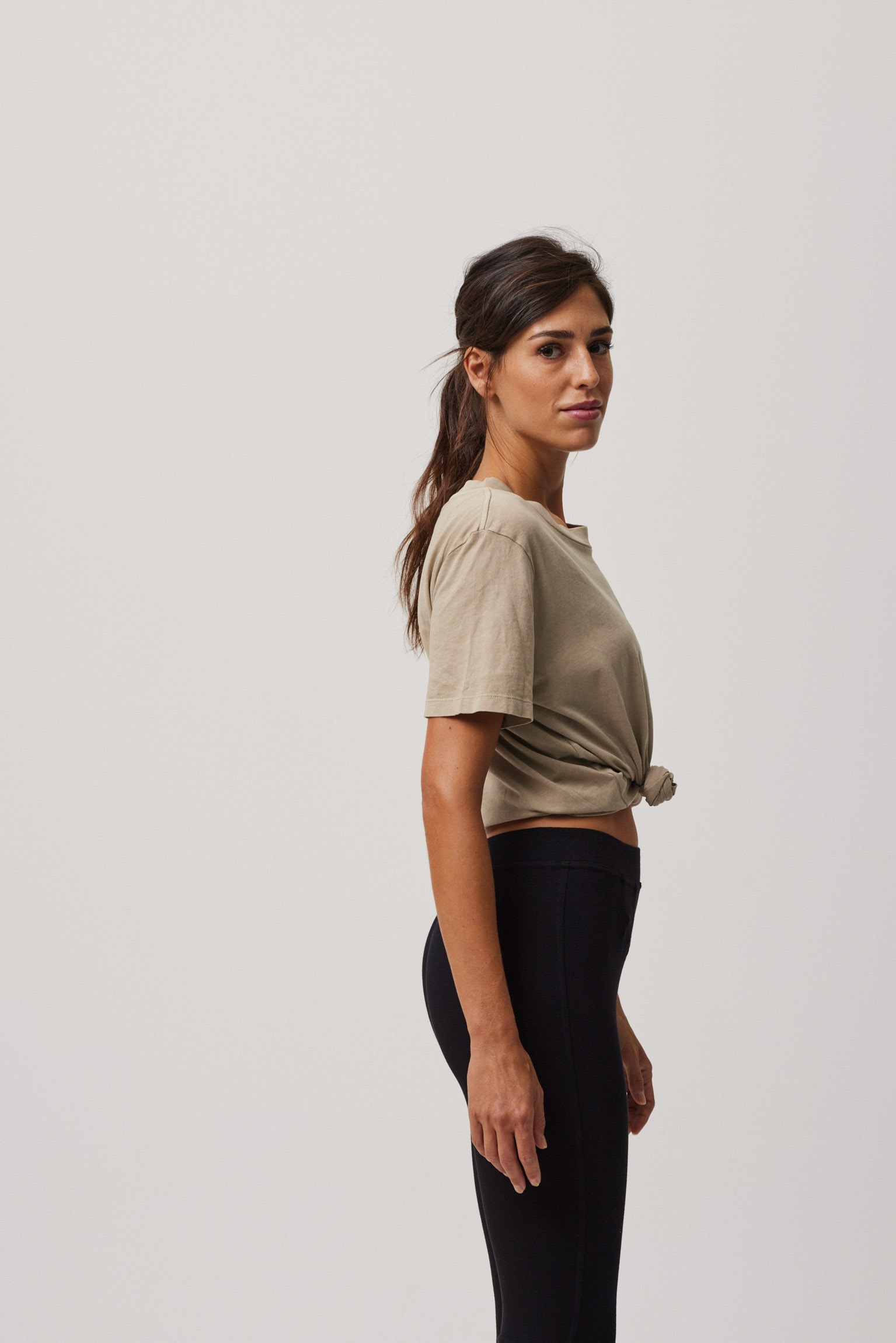 YSABEL MORA 3/4-Leggings  elastischer Bund, Baumwollmix