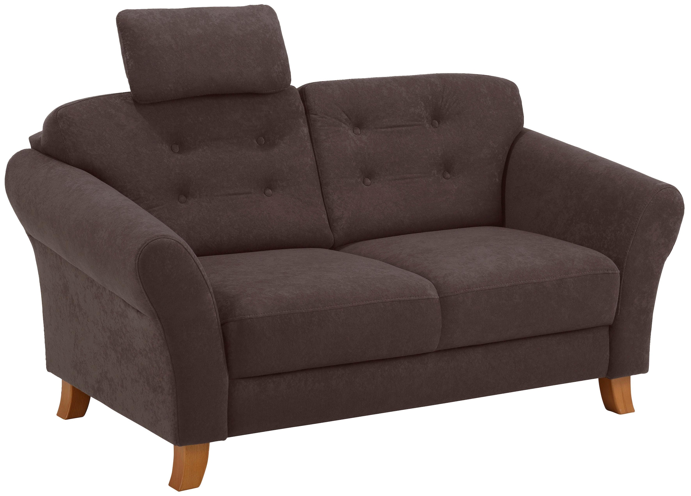 Home affaire 2-Sitzer »Trondheim« mit Federkern, Knopfheftung im Rücken