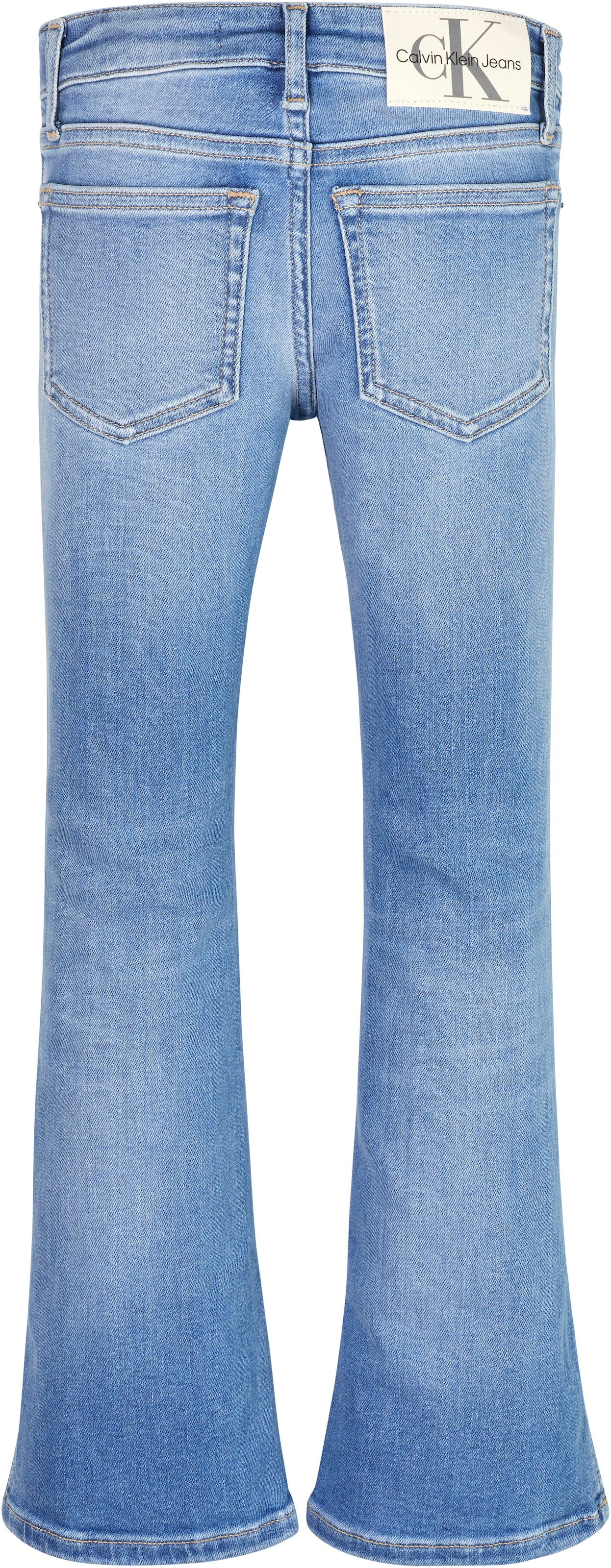 Calvin Klein Jeans Stretch-Jeans »FLARE MR SPLIT VISUAL MID BLUE«