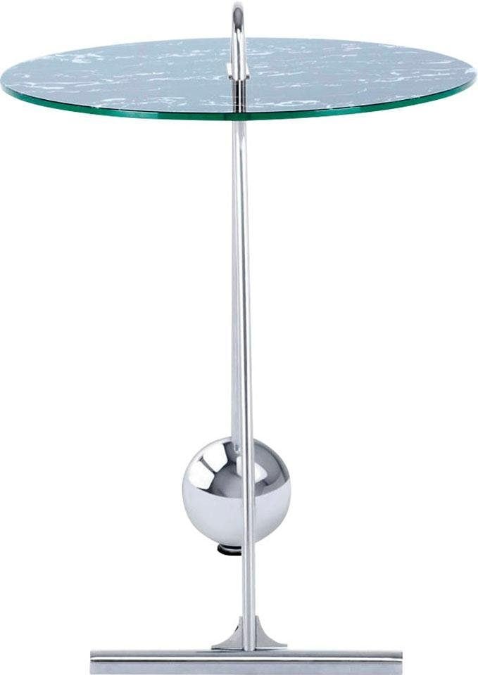 Kayoom Beistelltisch »Pendulum 525, mit runder Tischplatte« 1 Stk. tlg. Marmoroptik, Gestell im Pendel-Design, praktisch tragbar