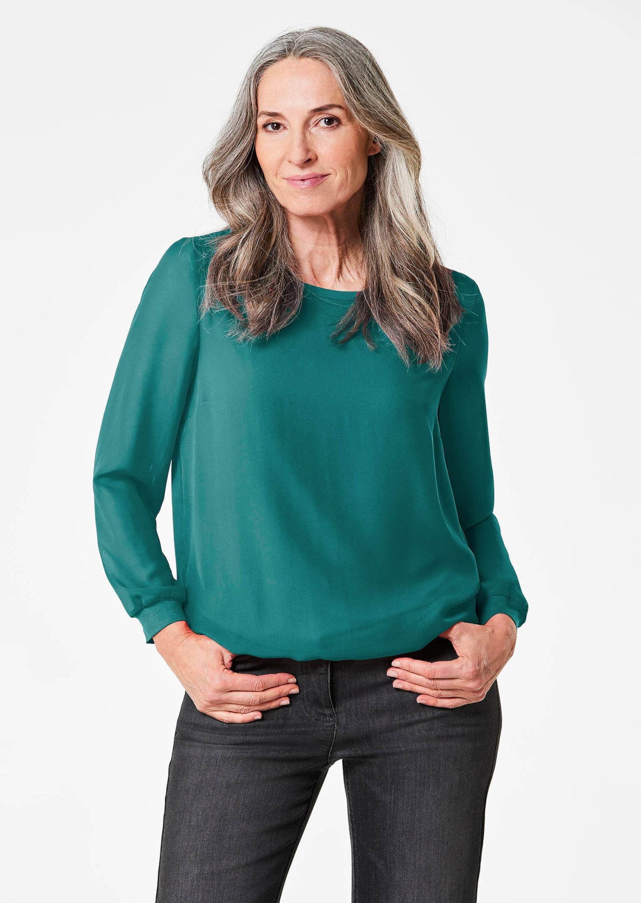 GOLDNER Klassische Bluse »Schlupfbluse«