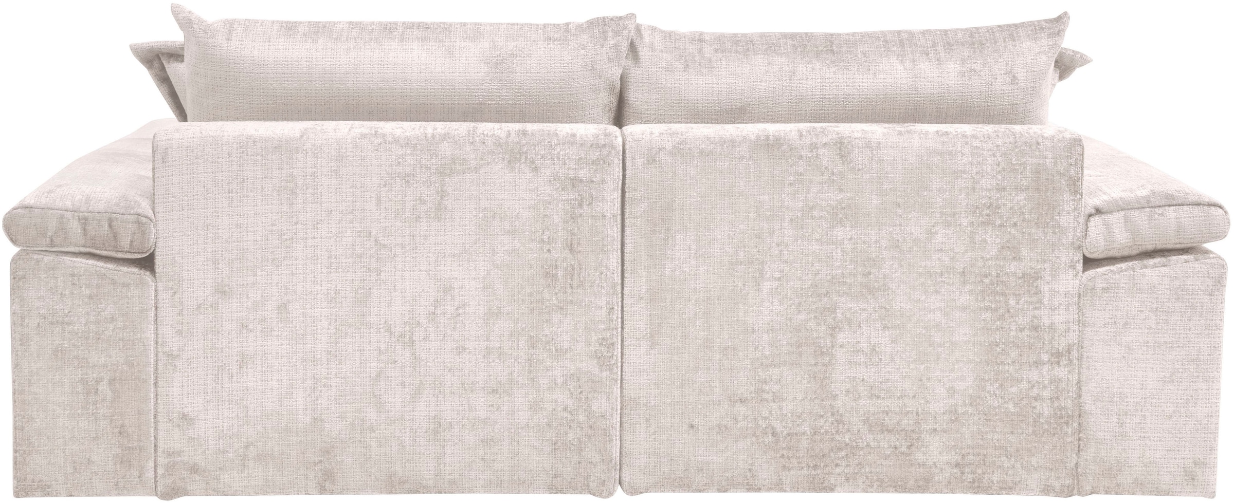 Home affaire Ecksofa »Soft&Cosy XL L-Form, B: 246 cm«, Mega-Sofa, Cord oder Chenille-Struktur, mit Federkern & 4 Zierkissen