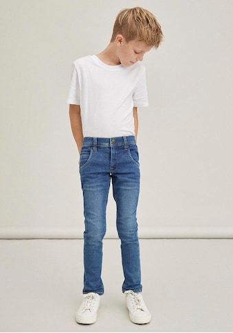 Stretch-Jeans »NKMSILAS DNMTAX PANT«