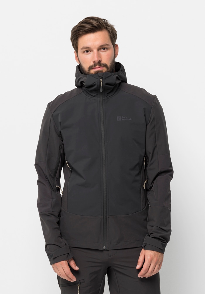 Jack Wolfskin Outdoorjacke »KAMMWEG JKT M«, mit Kapuze