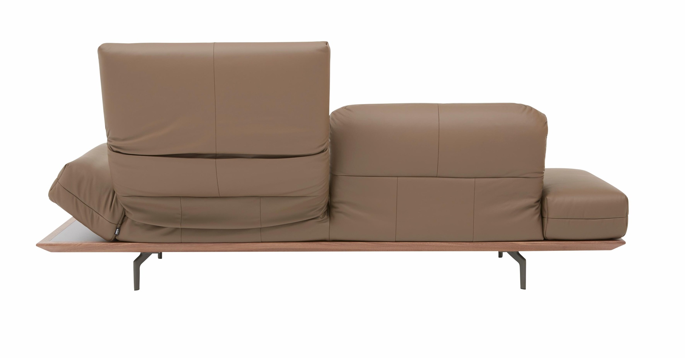 Creation BY ROLF BENZ 4-Sitzer »CR.420, Designsofa, Loungesofa«, in 2 Qualitäten, Holzrahmen in Eiche Natur oder Nußbaum, Breite 252 cm