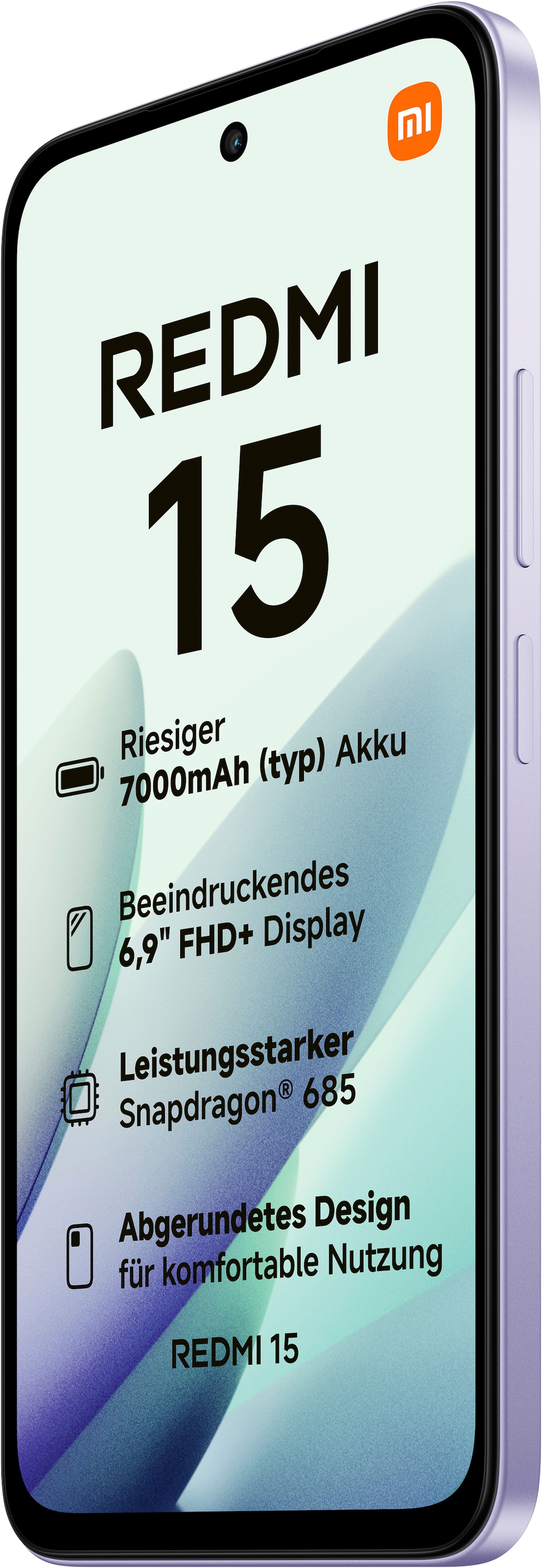 Xiaomi Smartphone »Redmi 15 128 GB«, sandy purple
