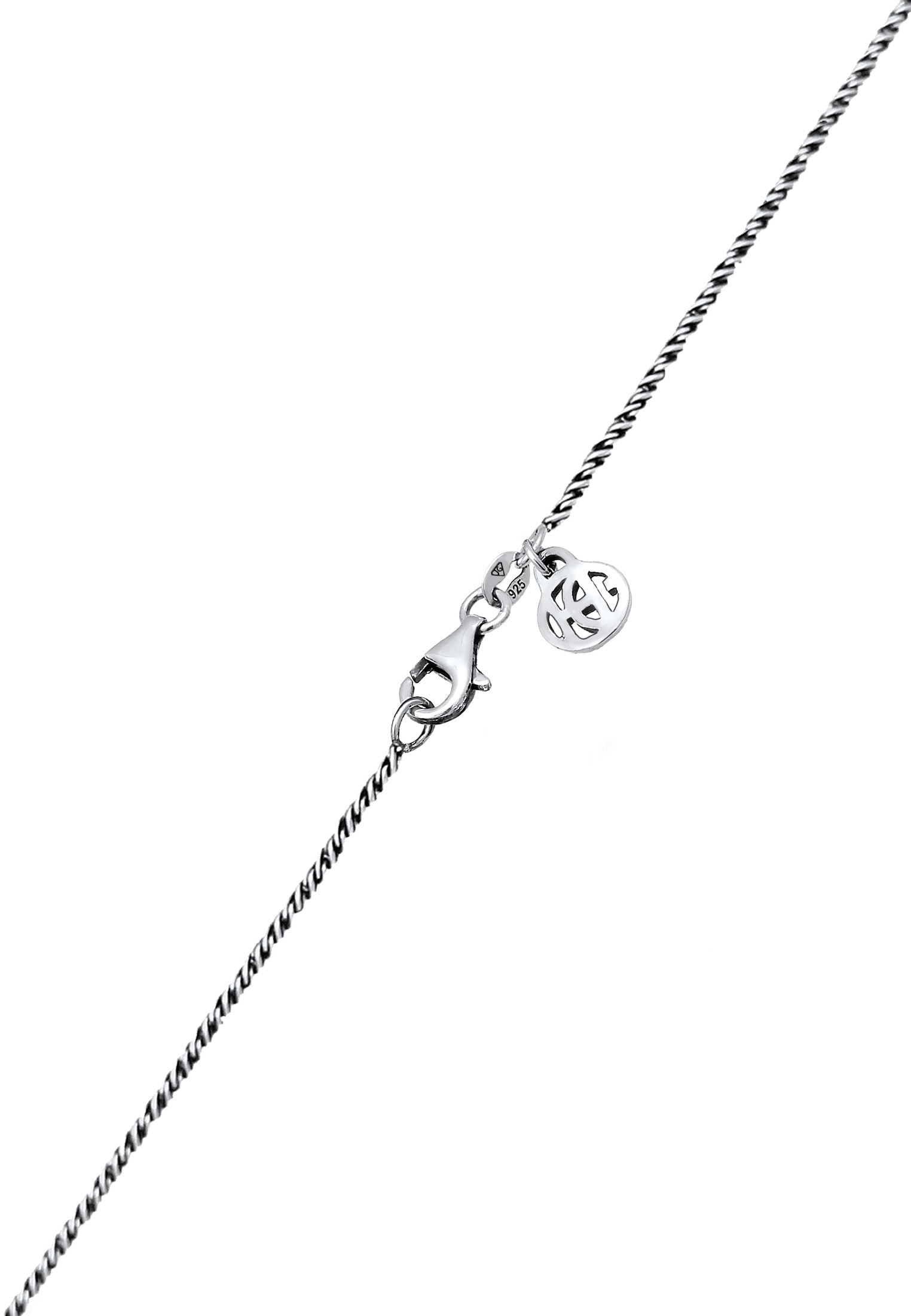 HAZE & GLORY Silberkette »Halskette Premium Kordelkette Twisted 925 Sterling Silber«