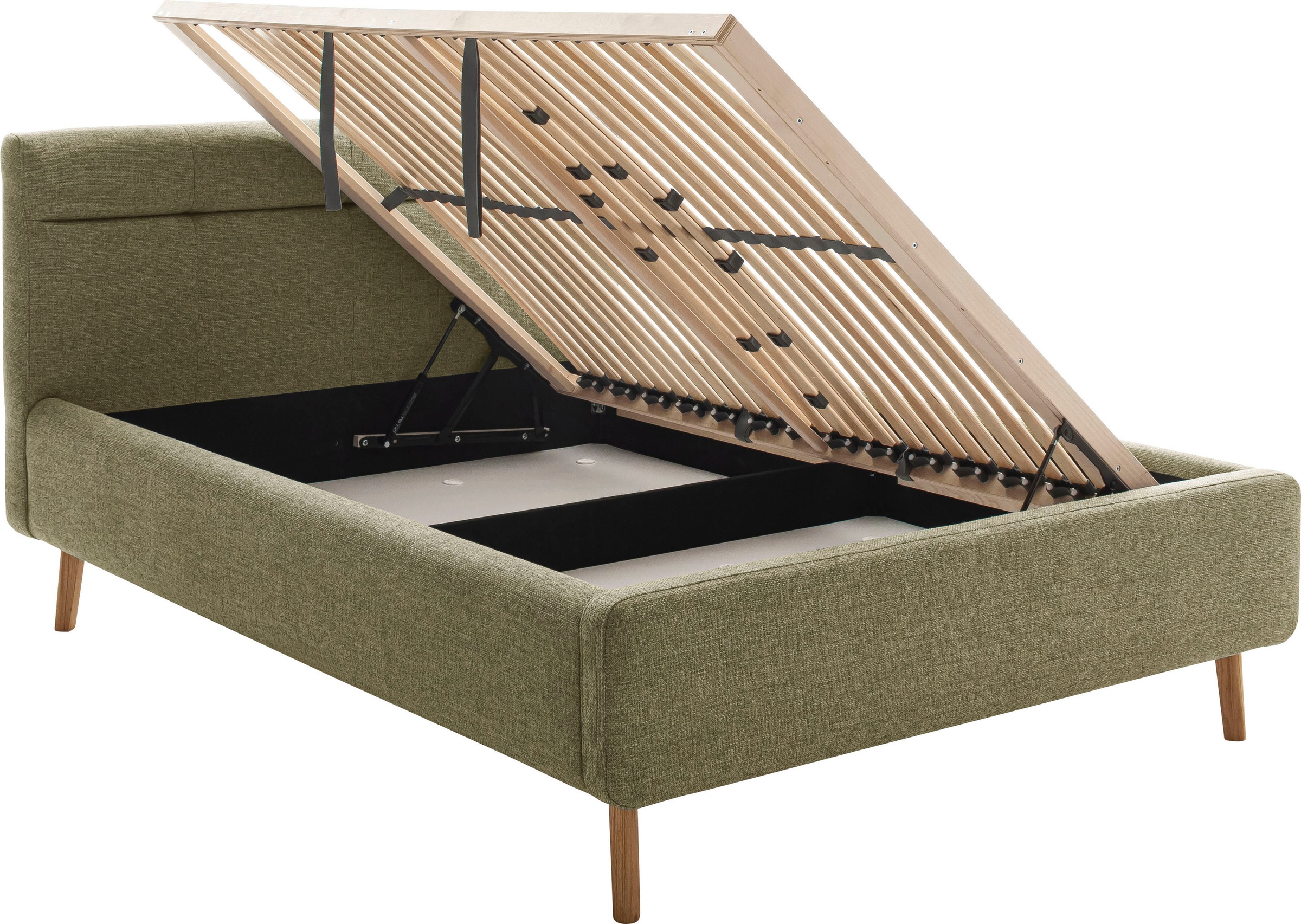 meise.möbel Polsterbett »Lotte« mit Lattenrost und Bettkasten