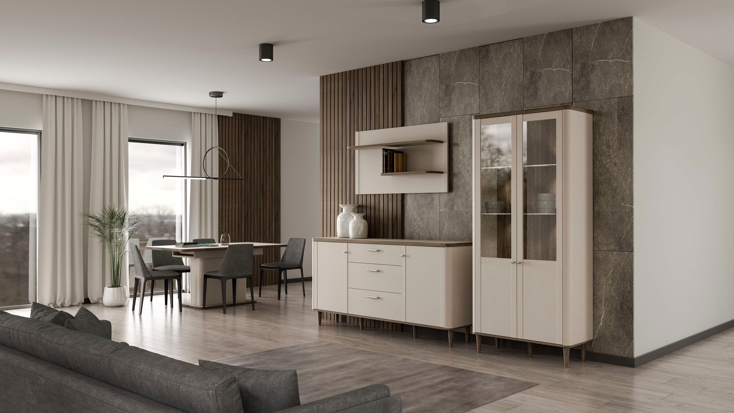 FORTE Wandregal »Lacetti« B/H/T 120/66/21,9 cm