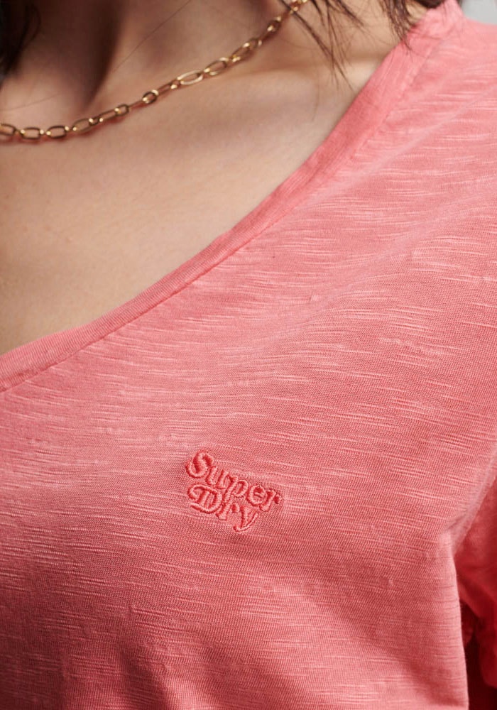 Superdry V-Shirt »STUDIOS SLUB bei TEE« ♕ EMB VEE