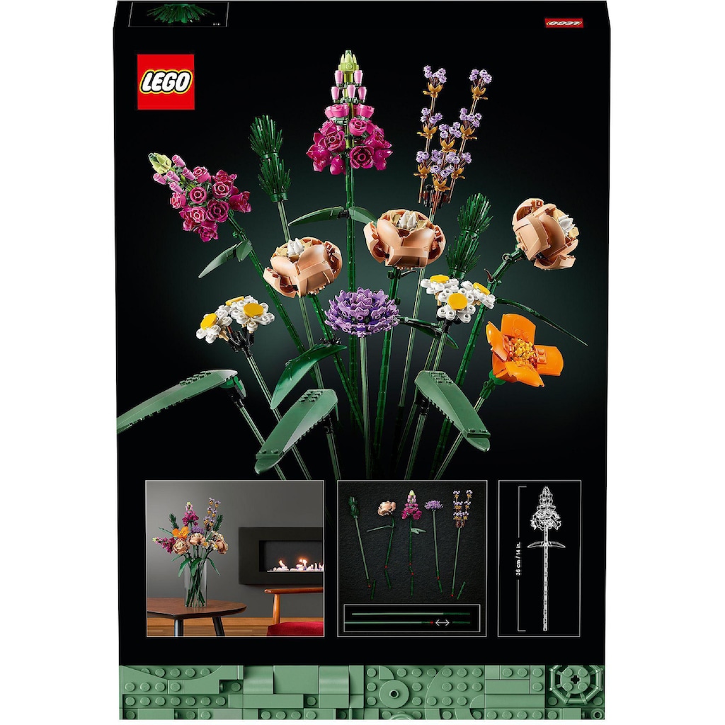 LEGO® Konstruktionsspielsteine »Blumenstrauß (10280), LEGO® Creator Expert«, (756 St.)