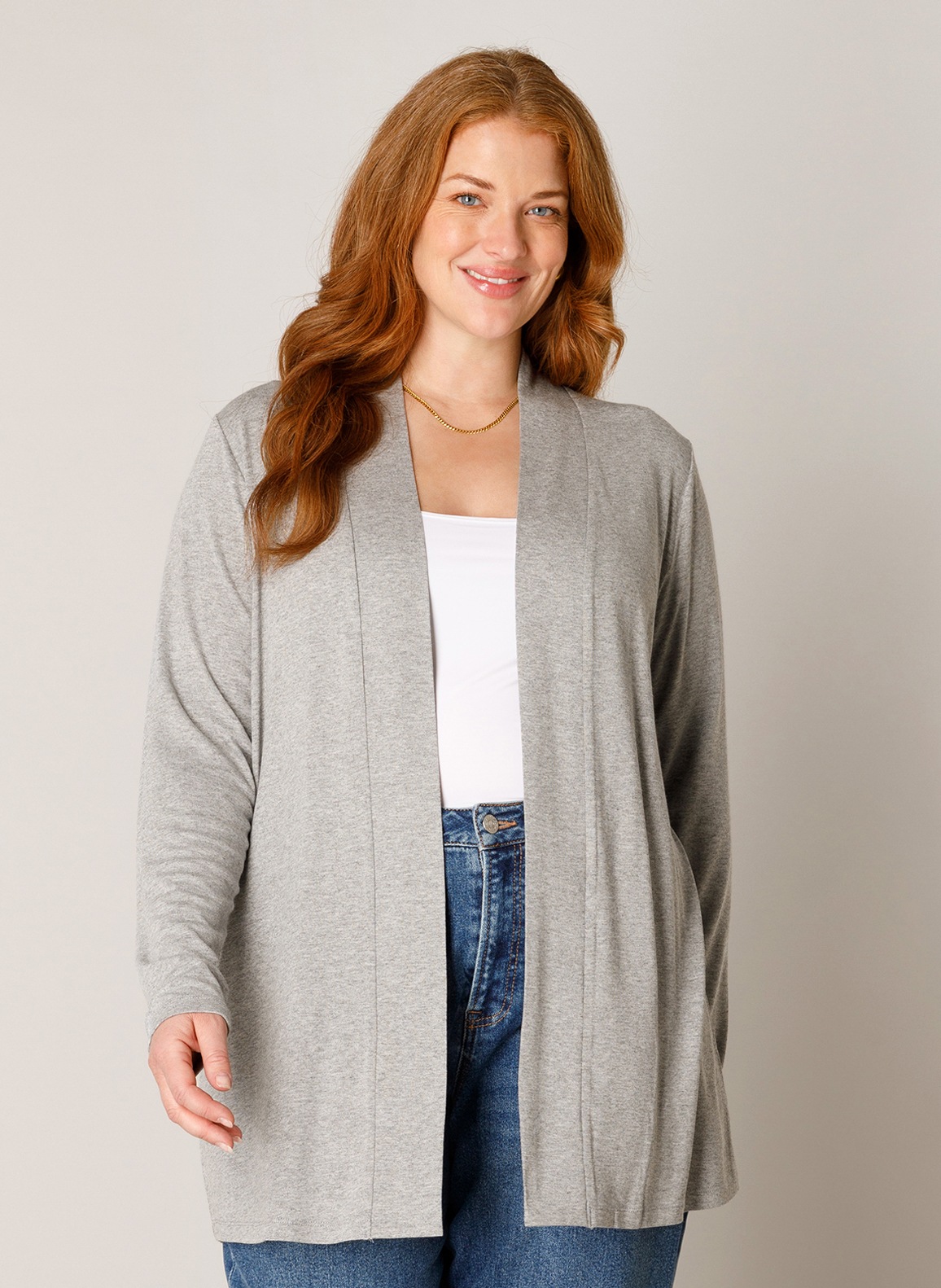 Base Level Curvy Strickjacke »Ayla« Große Größen