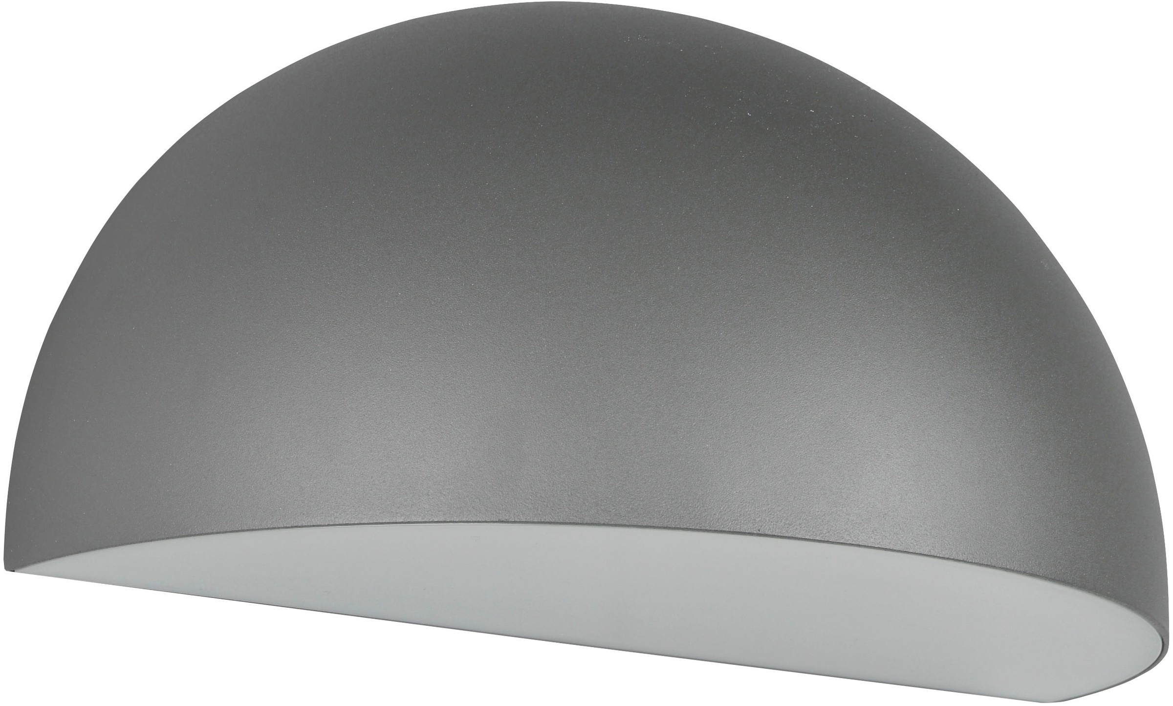 TRIO Leuchten Außen-Wandleuchte »MAAS, Hauswand Leuchte Downlight kugelförmig Metall Aluminium IP44« E27 1 Stk. warmweiß - kaltweiß exkl 1x E27 max 10W, Breite 27cm Höhe 14cm, Leuchtmittel wechselbar