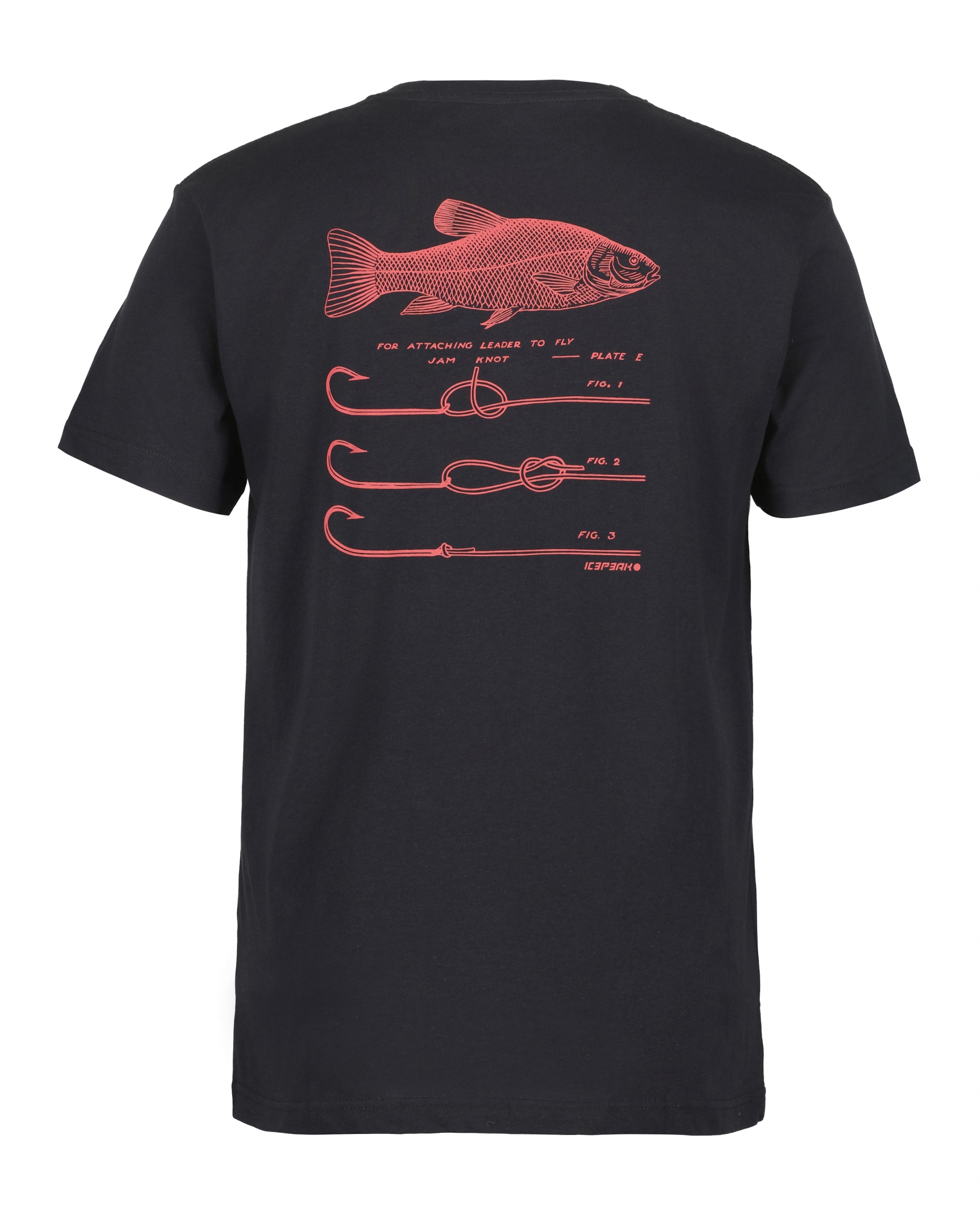 Icepeak T-Shirt »MOSBACH« mit Print, aus Baumwolle, klassischer T-Shirt-Schnitt