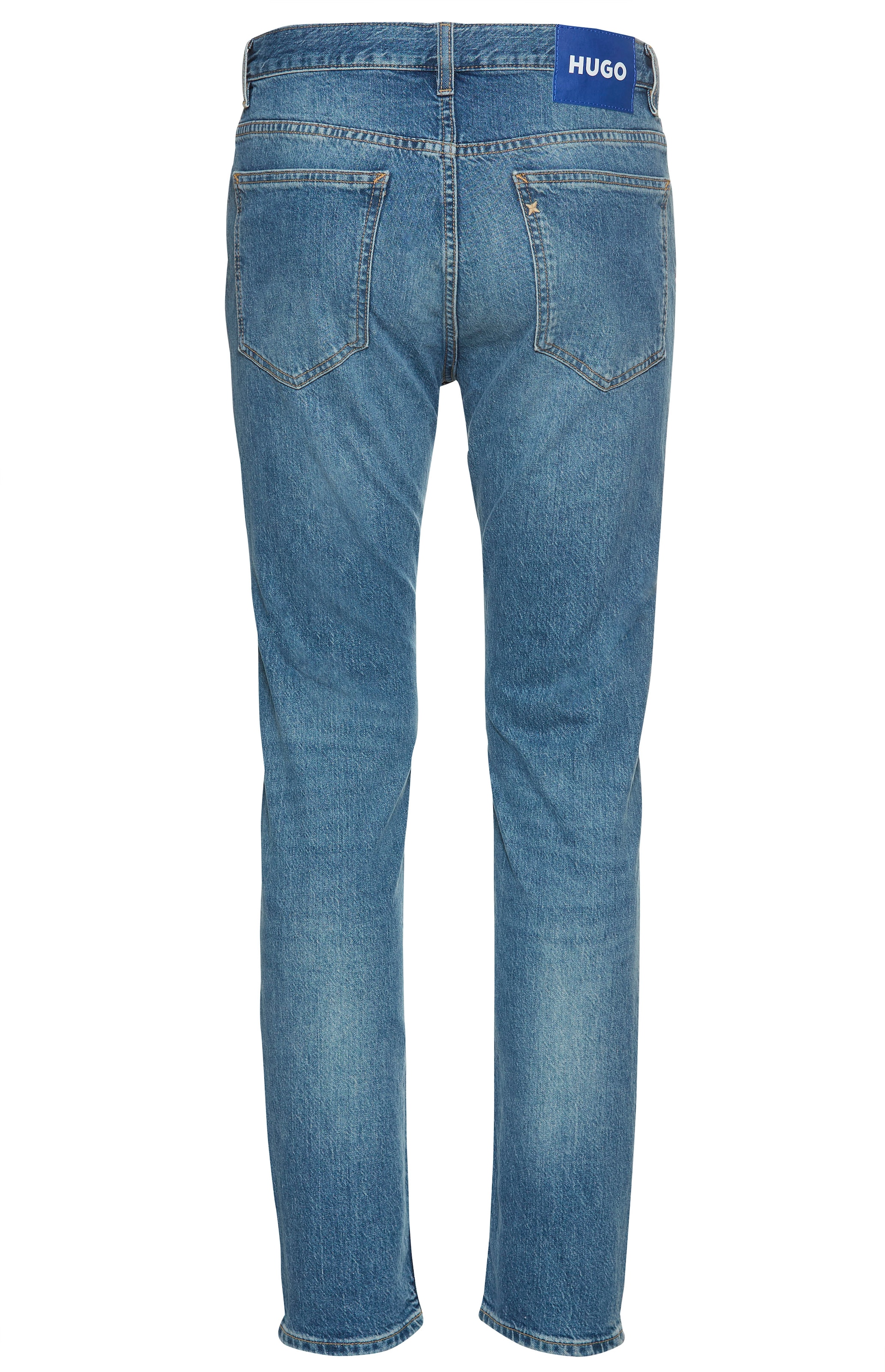 HUGO Blue Slim-fit-Jeans »Ash«, mit Stone-washed-Finish