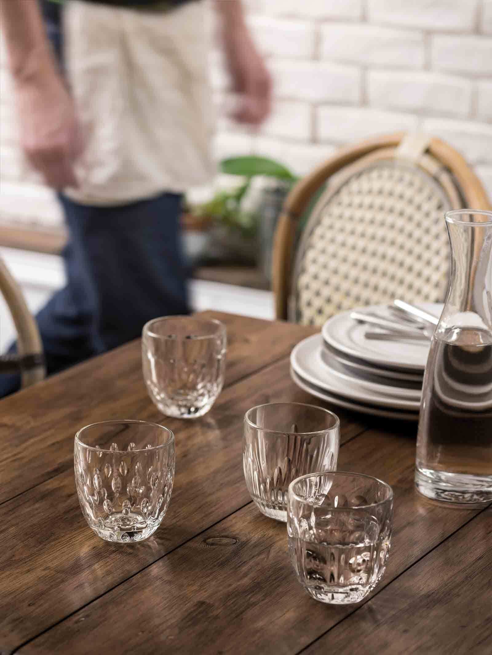 La Rochère France Glas »Wassergläser Hugo 230 ml 4er Set transparent« Spülmaschinenfest