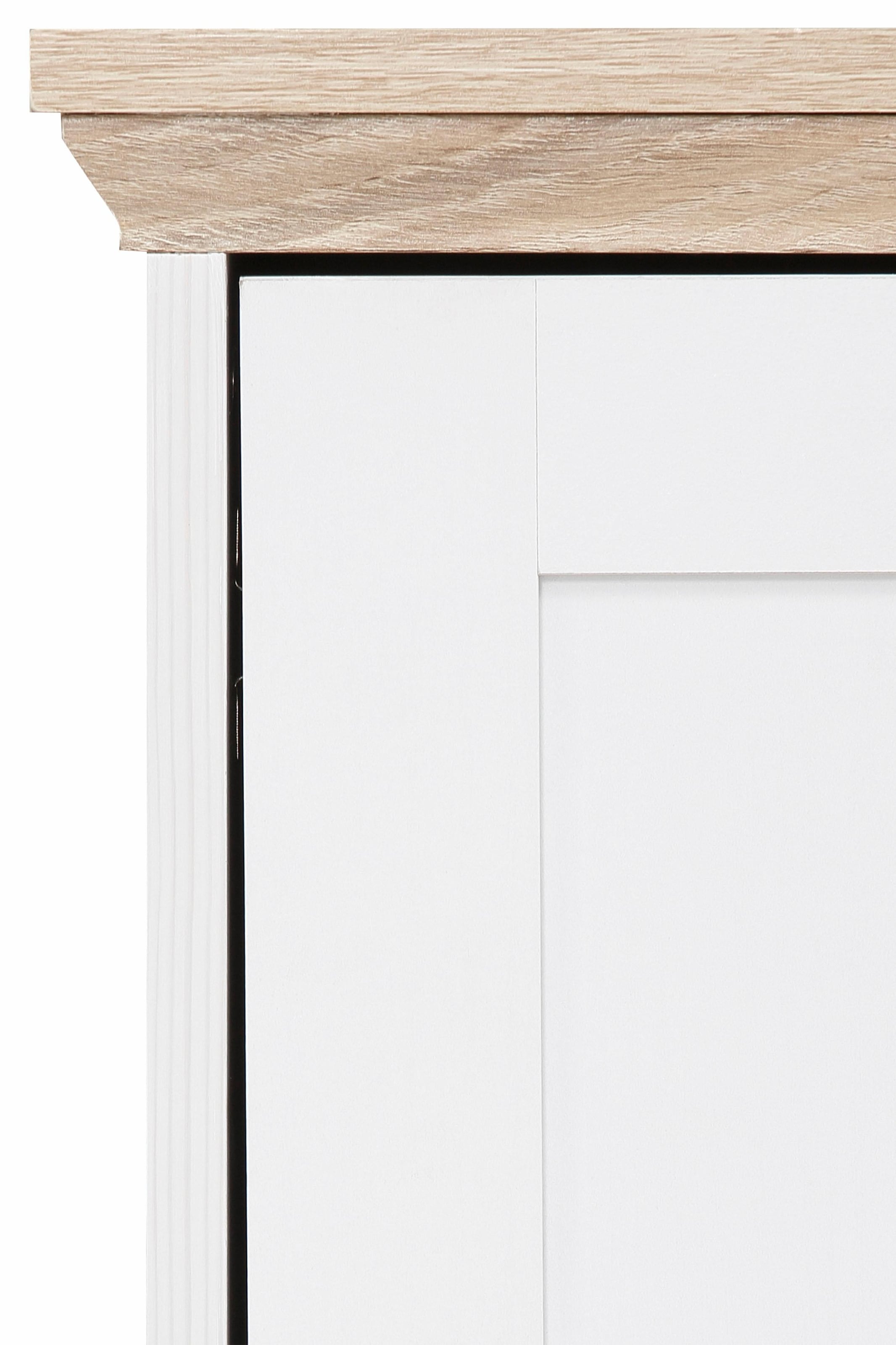 OTTO home Sideboard »Nanna« Kommode mit einer Folien Oberfläche in Eiche-Optik, Breite 80 cm