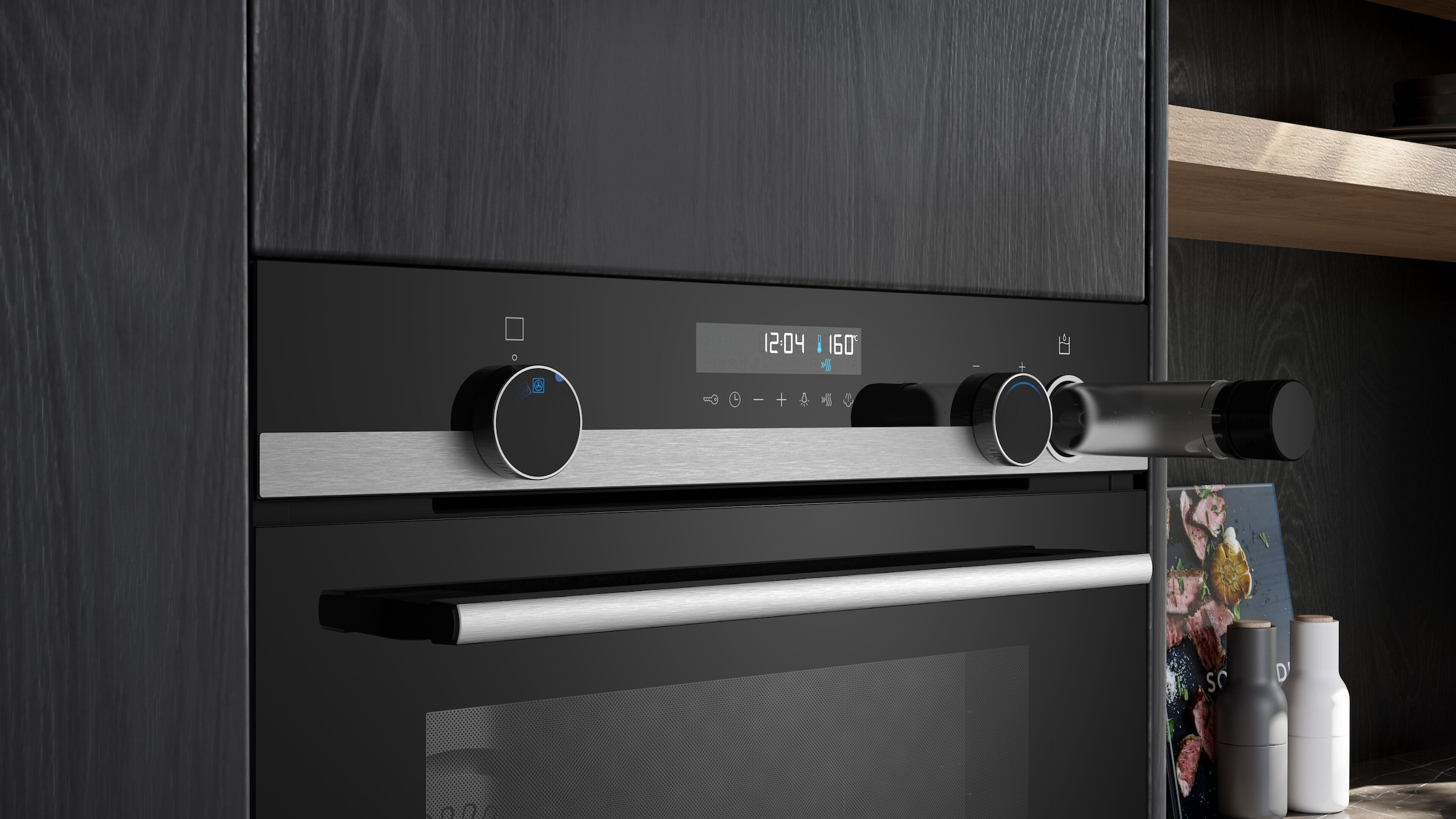 SIEMENS Pyrolyse Backofen iQ500 »HR578GFS7F«, mit Teleskopauszug nachrüstbar, Pyrolyse-Selbstreinigung