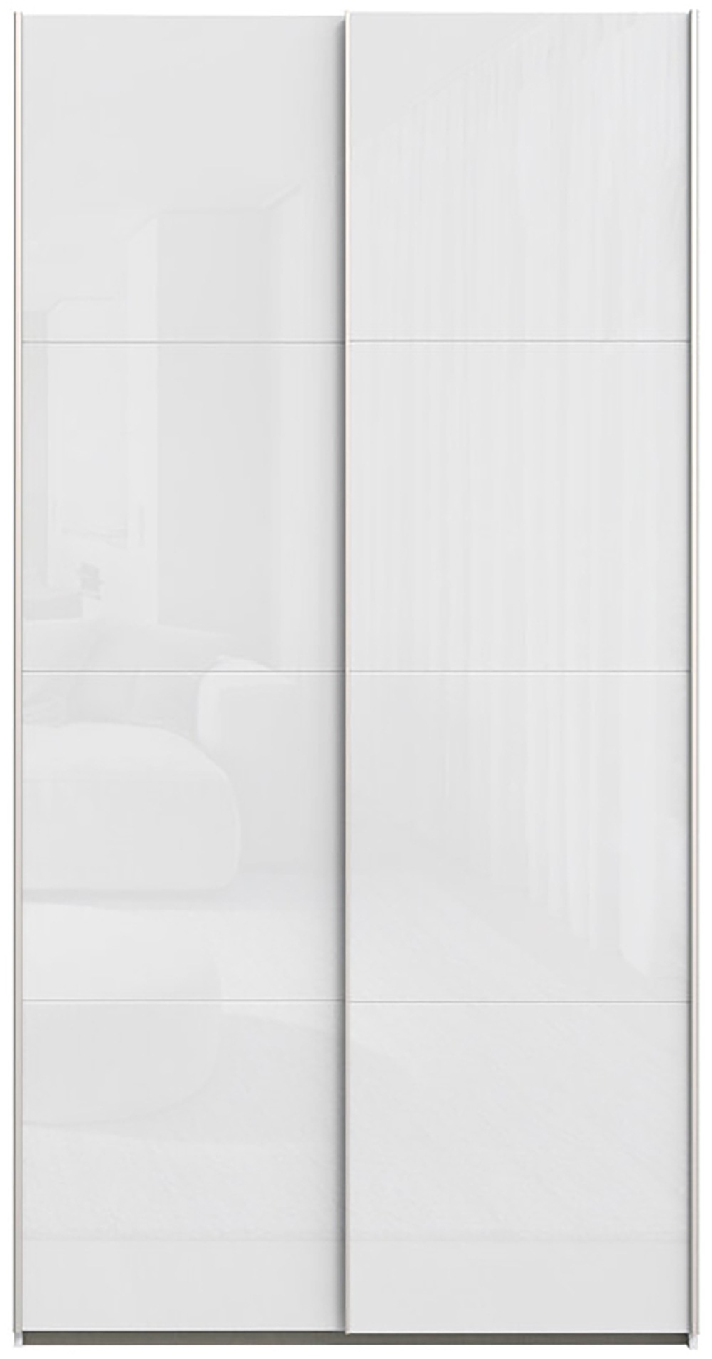 FORTE Schwebetürenschrank »Fittio, Made in Europe, 2 Schiebetüren, modernes Design«, Höhe 2,35 mtr, stehende Montage
