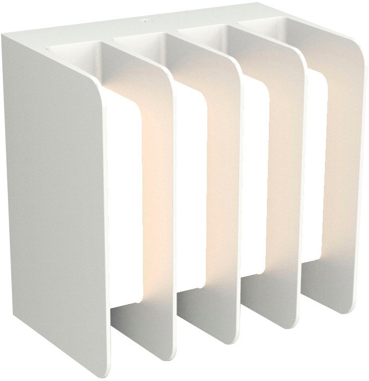 LUTEC LED Außen-Wandleuchte »GRIDY«, Leuchtmittel LED-Modul | LED fest integriert