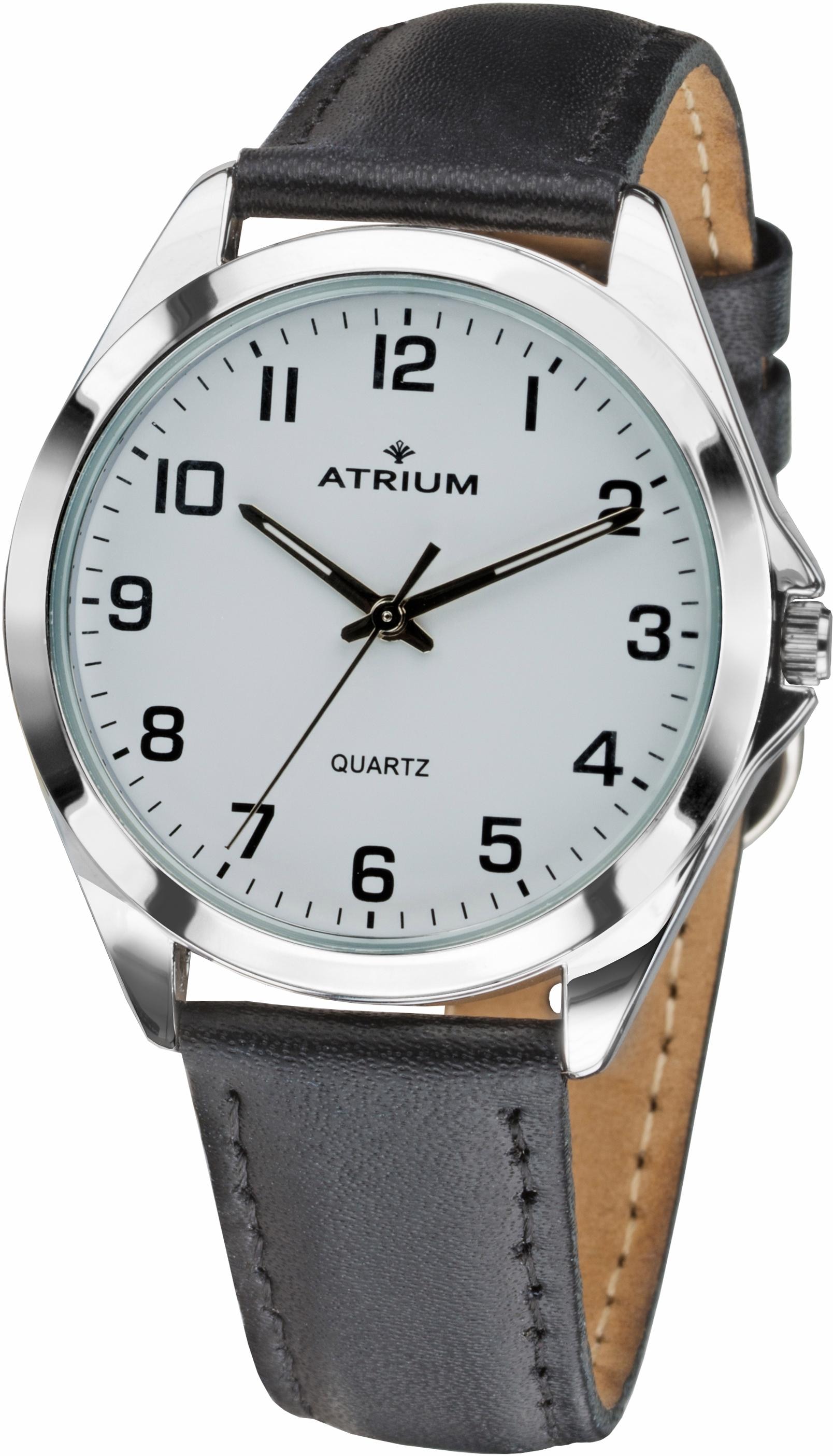 Atrium Quarzuhr »A10-10«, Armbanduhr, Herrenuhr, Leuchtzeiger