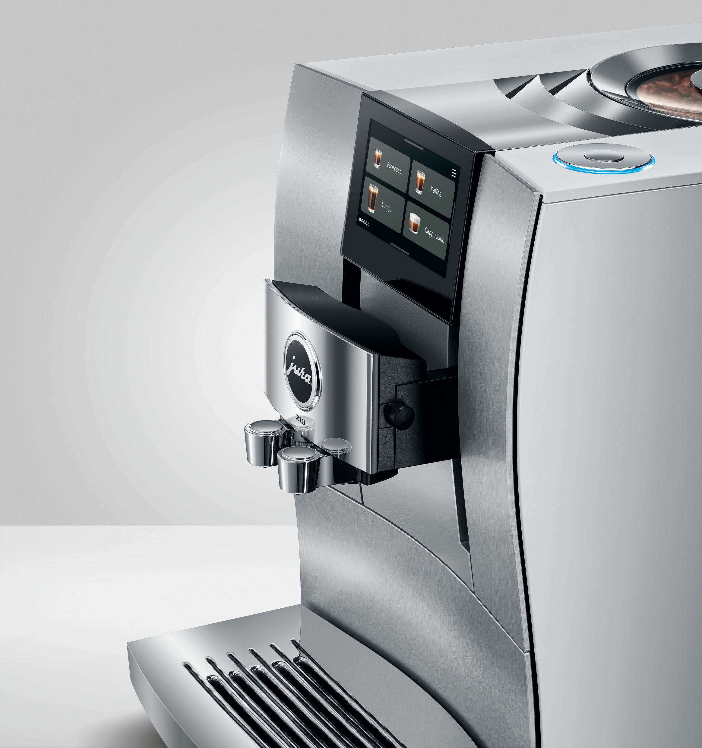 JURA Kaffeevollautomat »15613 Z10 (EB), Aluminium White« 51 Spezialitäten, Touch, Light & Cold Brew