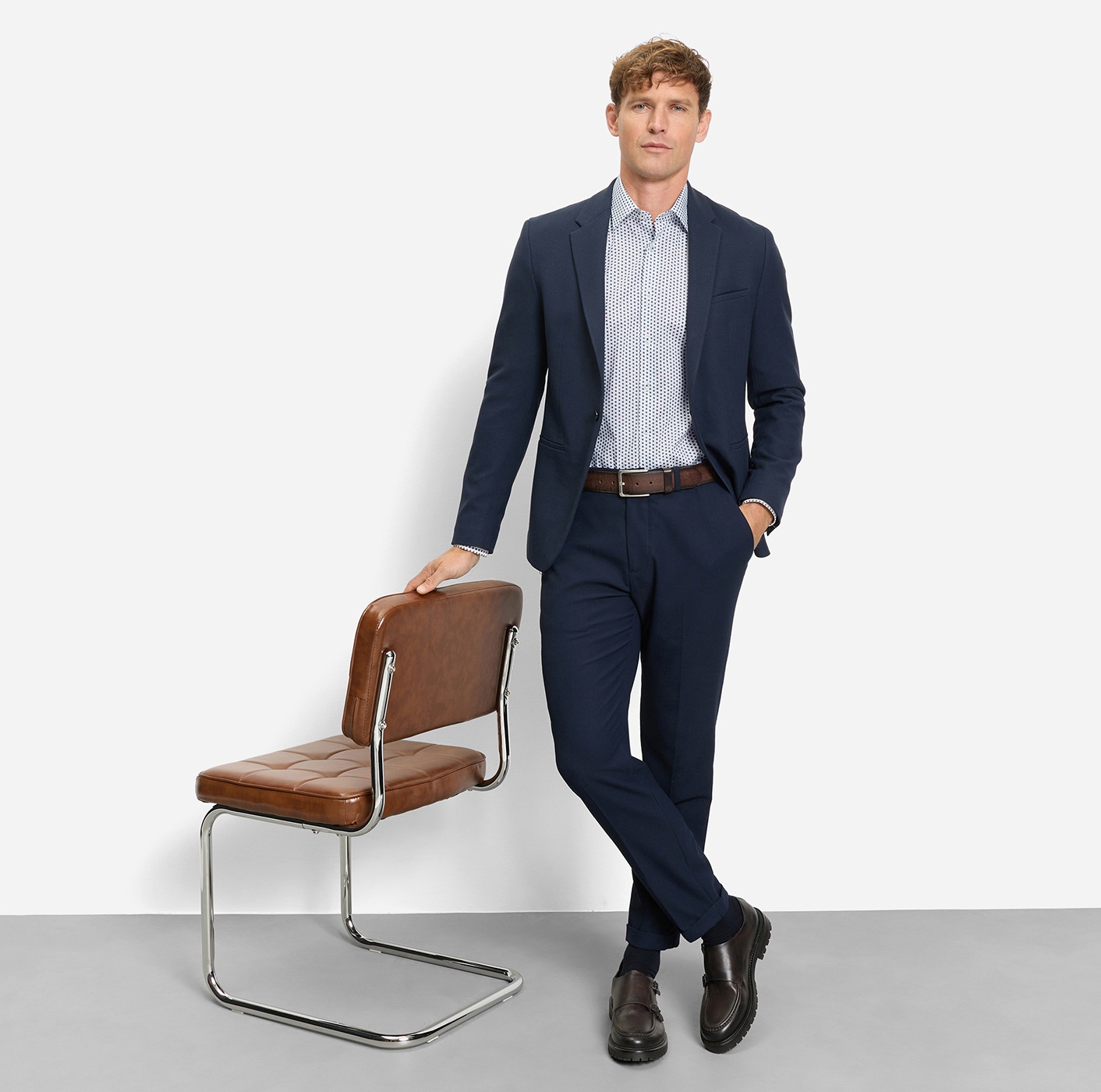 OLYMP Langarmhemd »Level 5« body fit, Kentkragen, Businesshemd