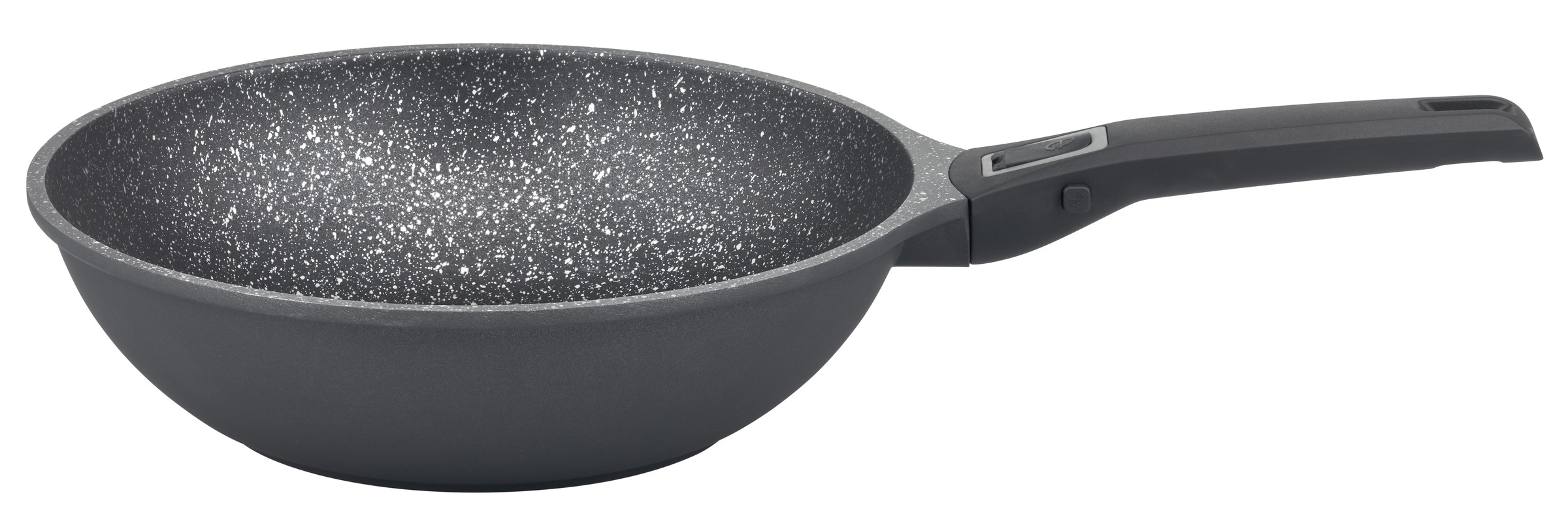 GSW Wok "Easy Click" Aluminiumguss 1 Stk. tlg. abnehmbarer Griff, Ø 28 cm, Induktion
