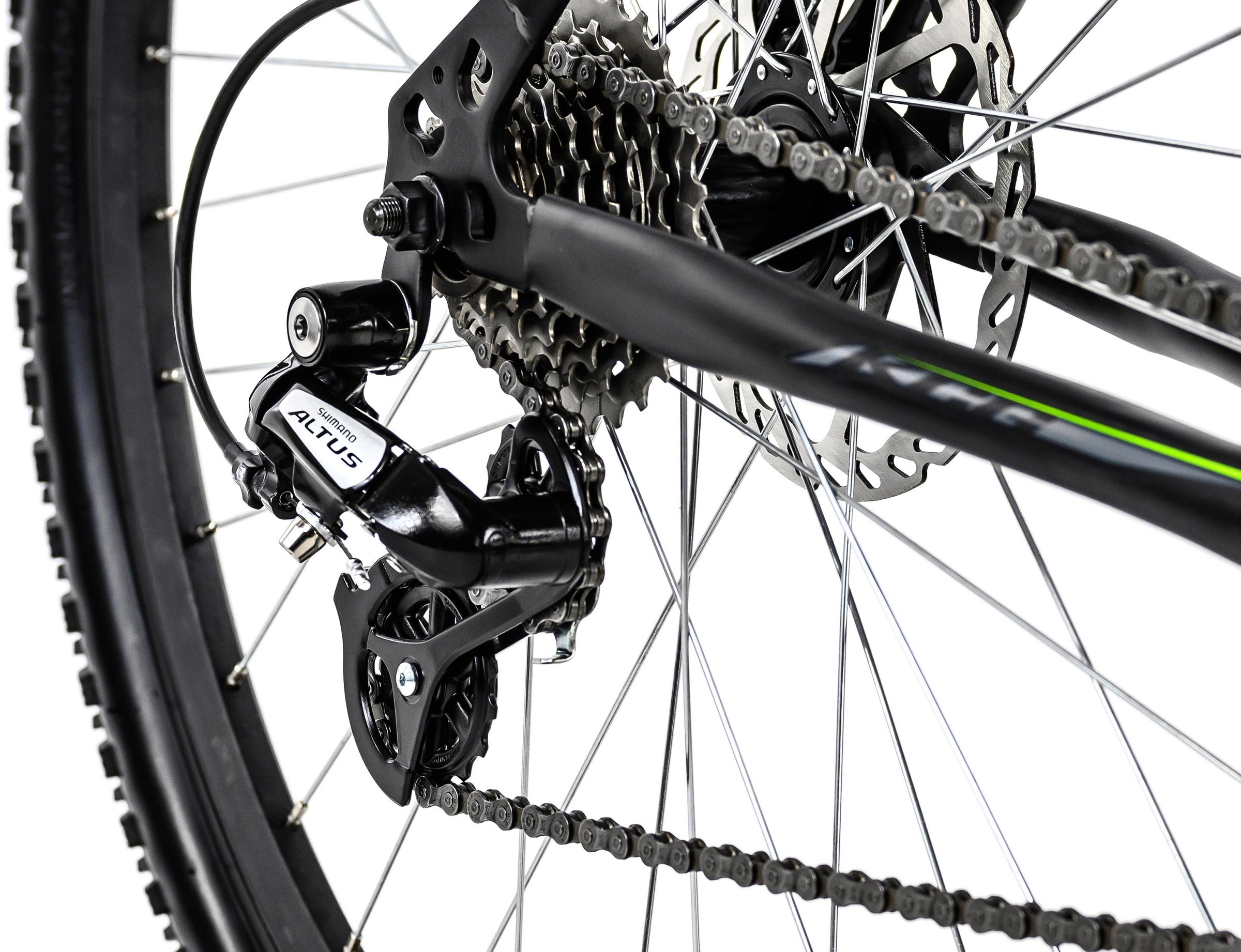 KS Cycling Mountainbike »Heist«, 24 Gang, Shimano, Altus Schaltwerk, Kettenschaltung, für Damen und Herren, Kettenschaltung